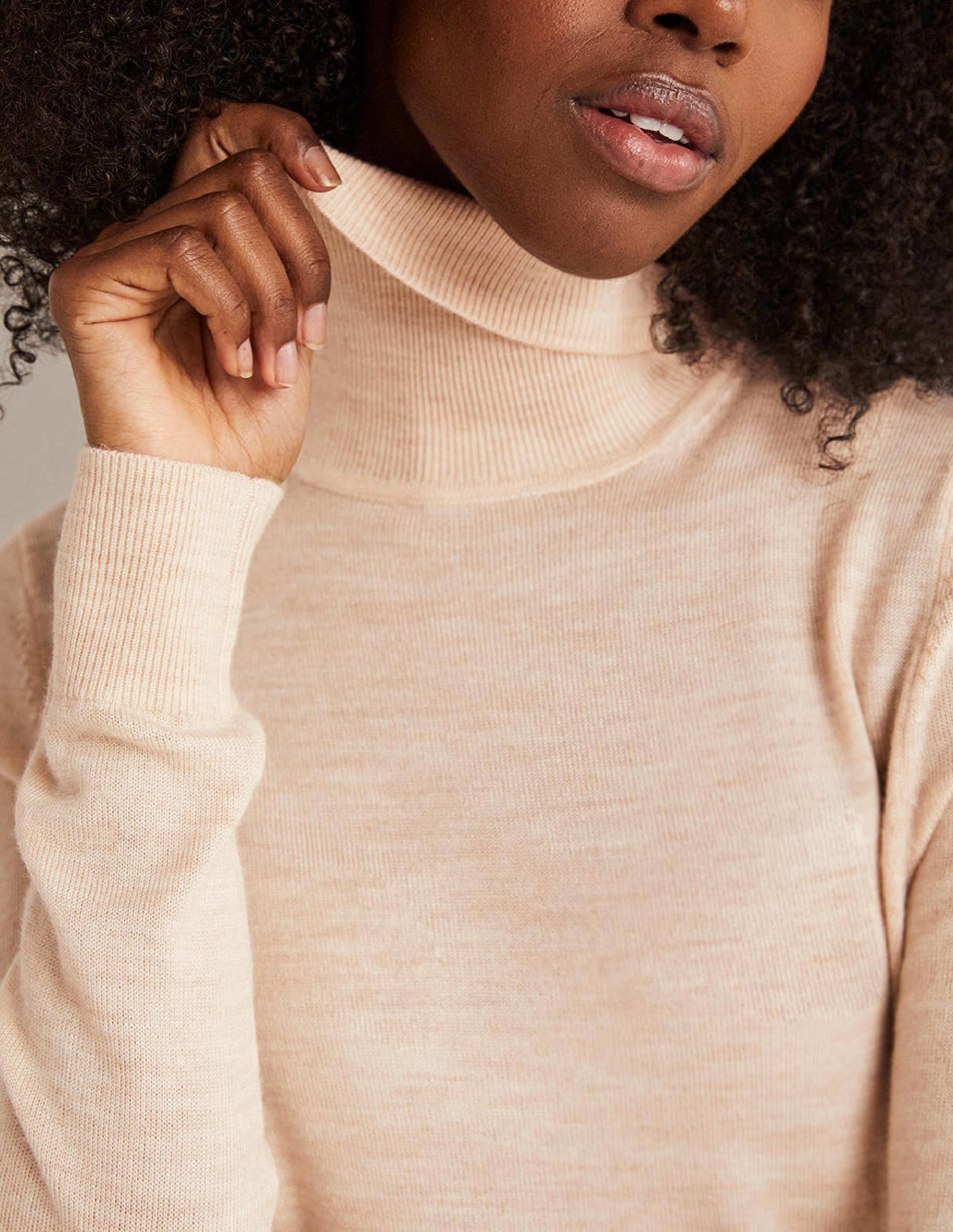  Merino Roll Neck-Oatmeal Melange、mySite、ashleygrahame