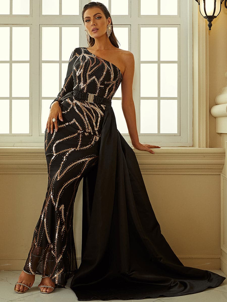  Dalia Black & Gold Gown、mySite、merchandisen