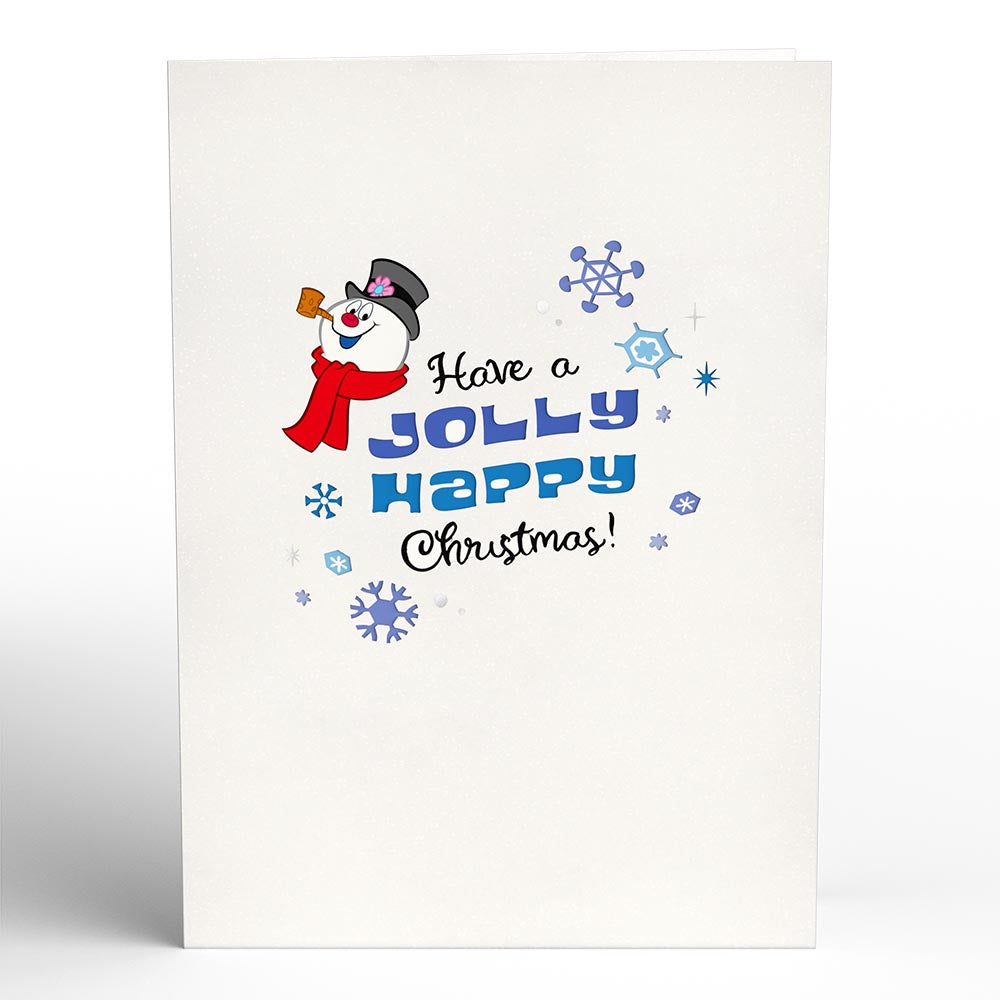 Frosty The Snowman Jolly Happy Christmas Pop-Up Card、mySite、solidvoid