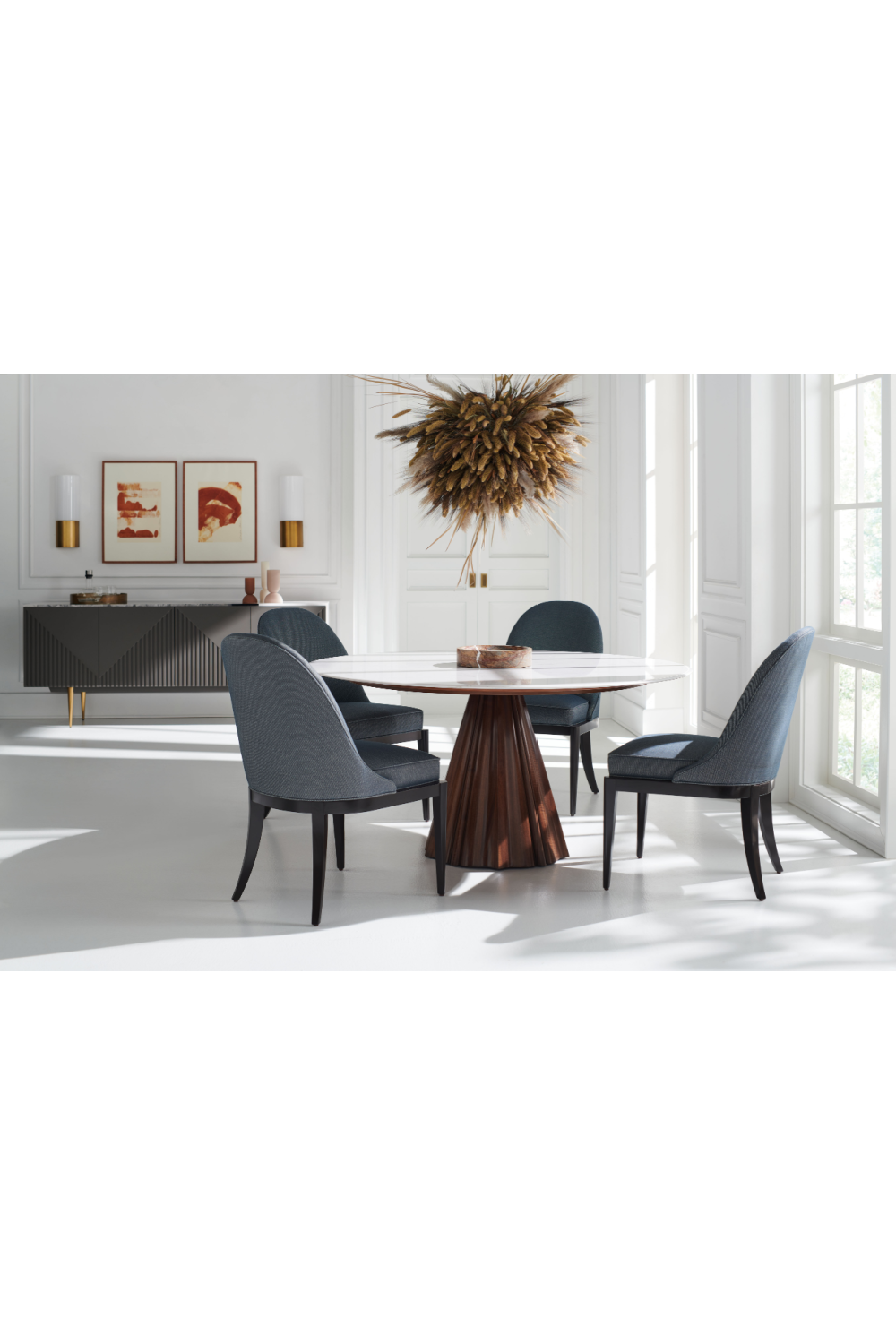 Slatted Modern Sideboard | Caracole Over The Edge、mySite、neckold