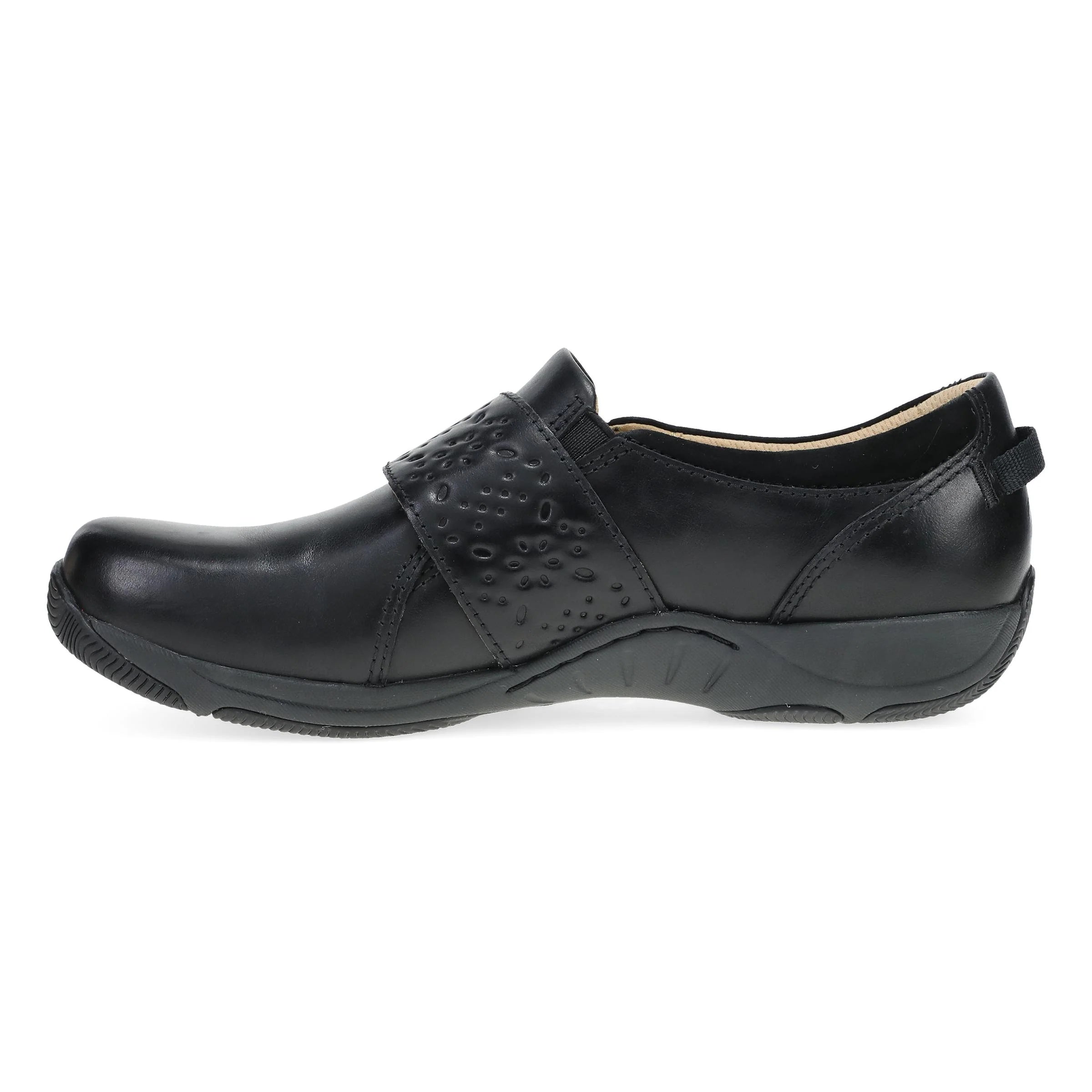  Dansko Women's Sallie Slip Resistant Adjustable Shoe - Black Waxy Burnished、mySite、preschool7hills