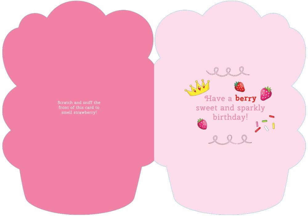  Note Card - Strawberry Princess Cupcake Scratch and Sniff、mySite、ghnorth