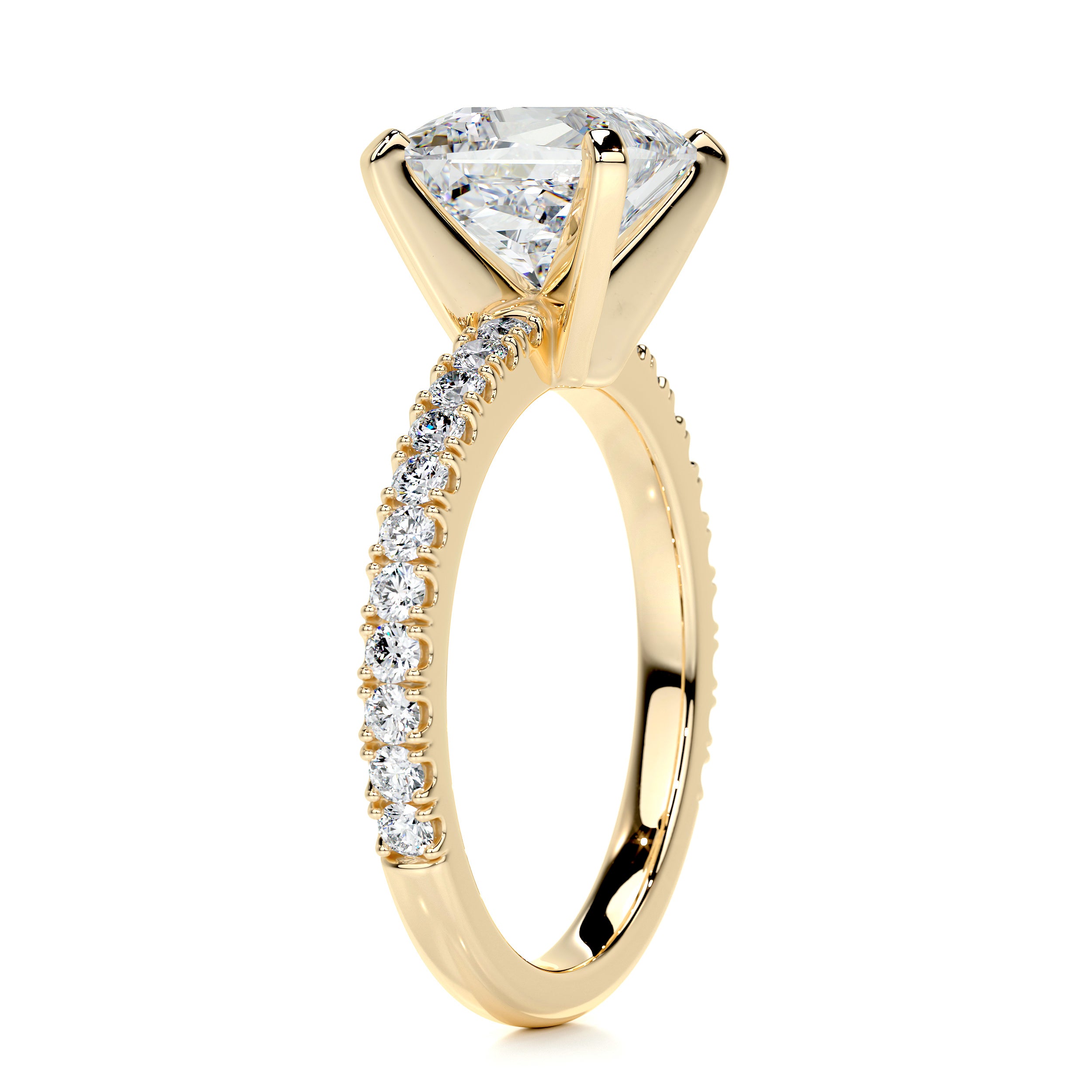 Stephanie Diamond Engagement Ring -18K Yellow Gold、mySite、hinf8tx79