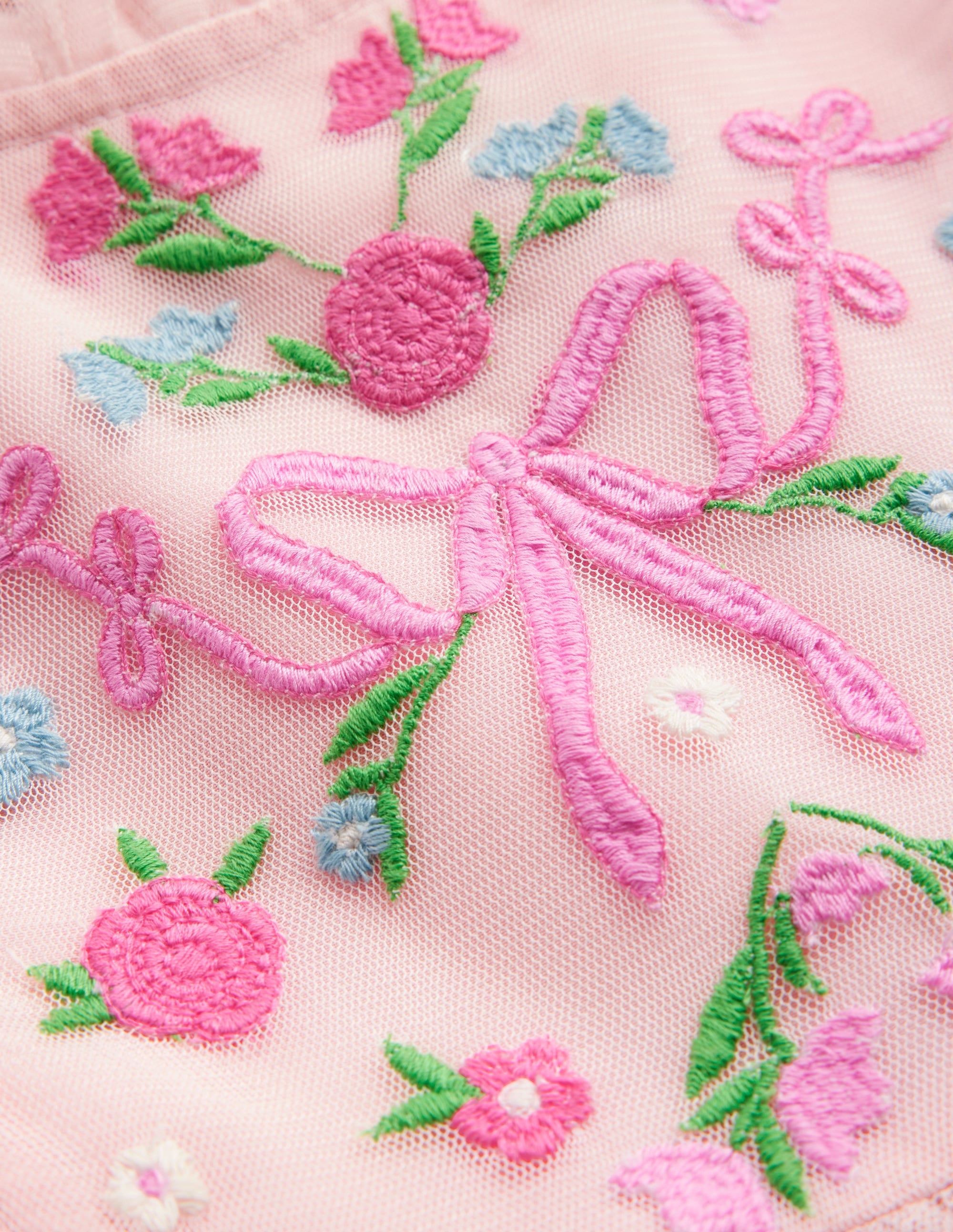  Embroidered Tulle Dress-Provence Dusty Pink、mySite、ashleygrahame