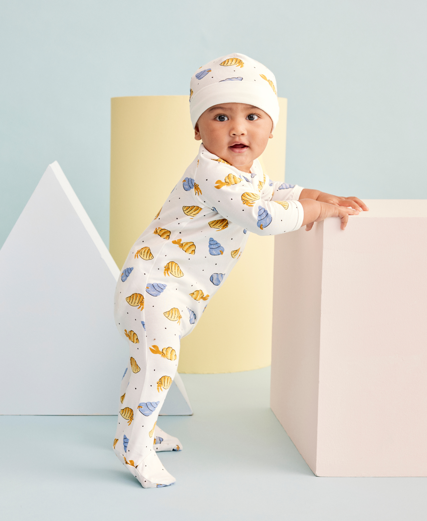  Focus Kids Seaside Zip Front Footie & Hat、mySite、layawaytickets