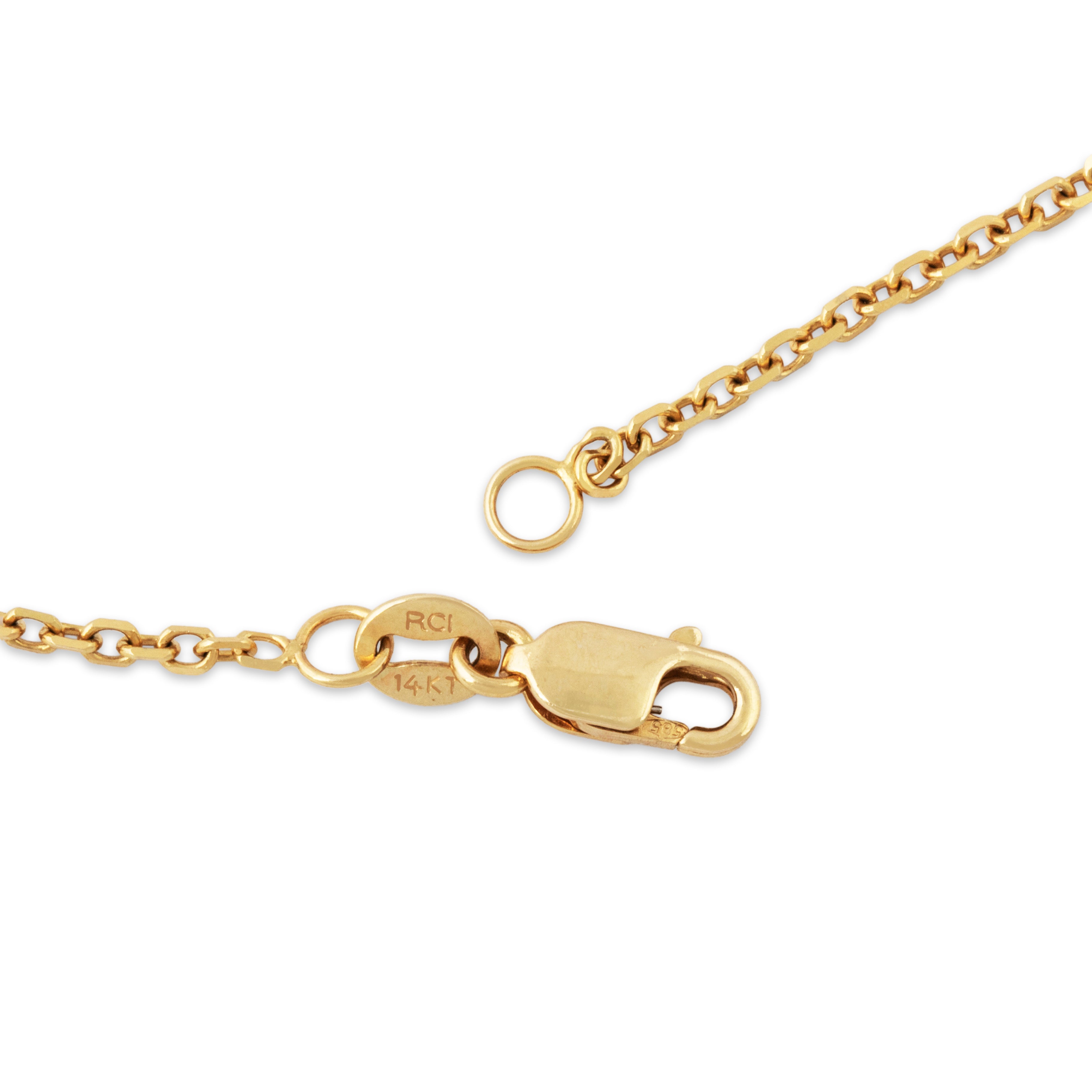 Vintage 14k Yellow Gold 1.3cttw Blue Sapphire Diamond Bar Necklace 17.5、mySite、hinf8tx79