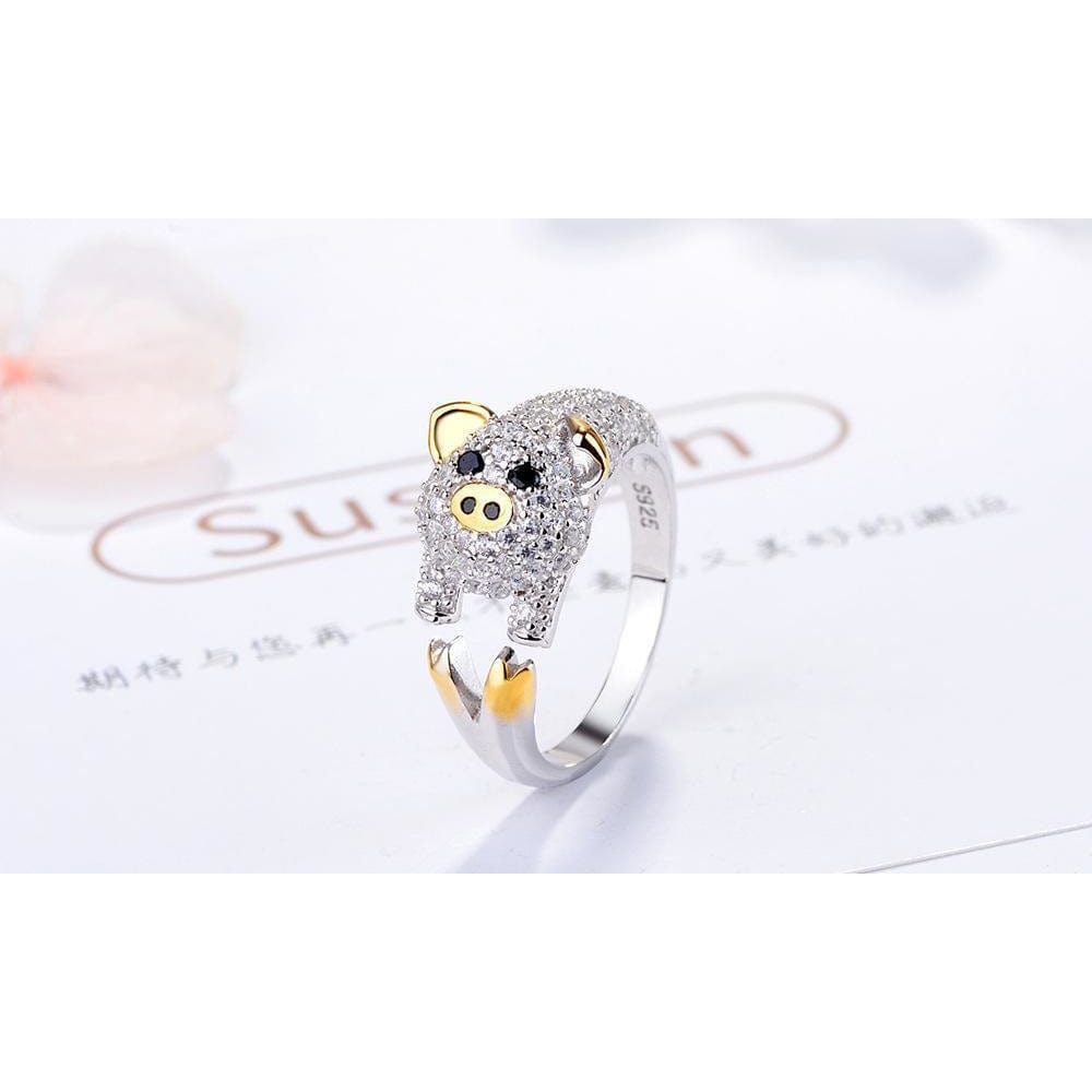 Chinese Zodiac Animal Rings Sterling Silver Sparkly!、mySite、g9winljtr