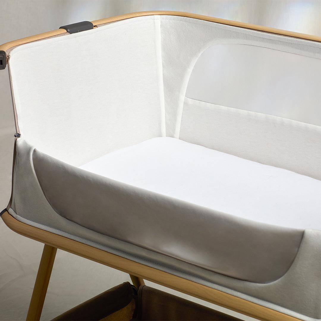  Silver Cross Lunar Bedside Crib - Oatmeal、mySite、merchandisen