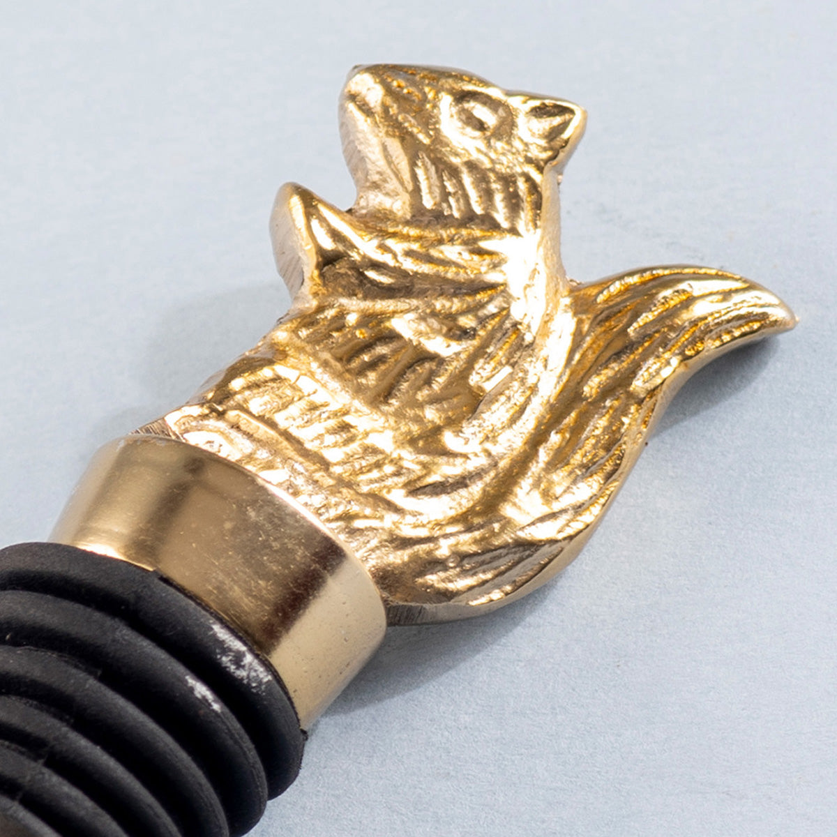 Stainless Steel Bottle Stoper | Squirrel Shape | Gold、mySite、camillekostekn