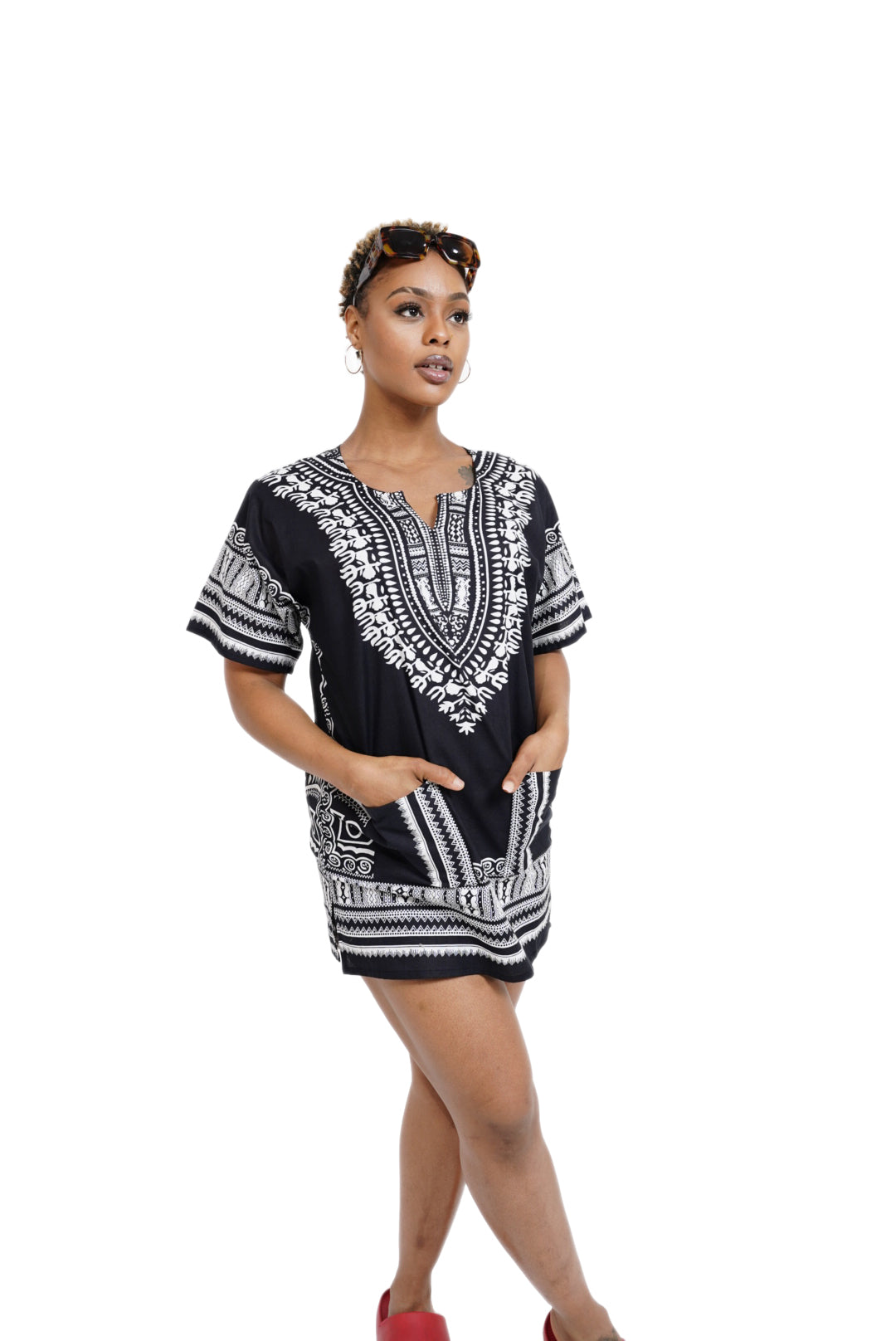 Dupsie's African Print Unisex Dashiki Shirt Suitable for Festivals, Concerts, Cruises, Outdoor Events DP3578、mySite、solidvoid