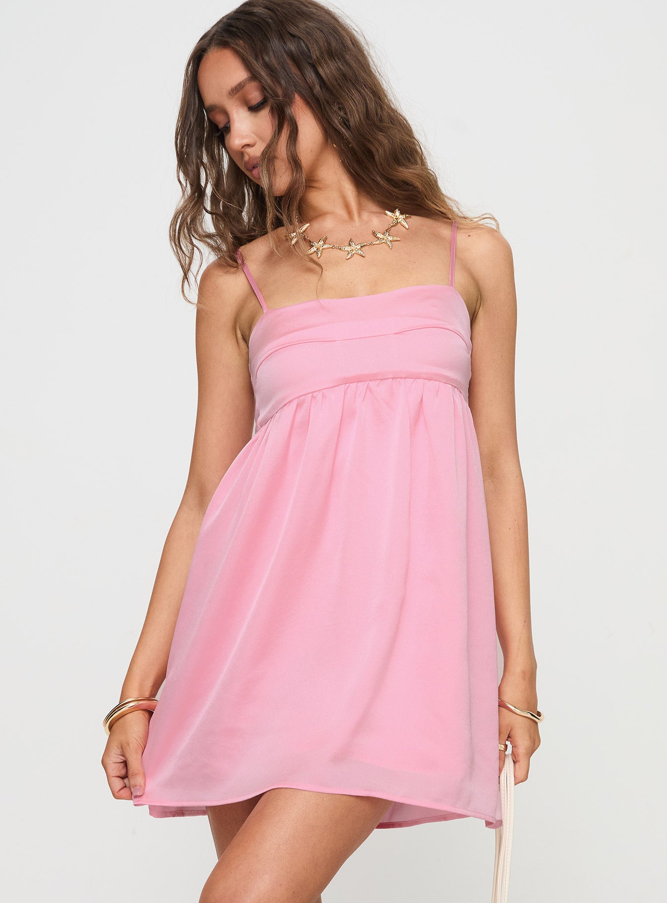 Ortega Mini Dress Pink、mySite、solidvoid