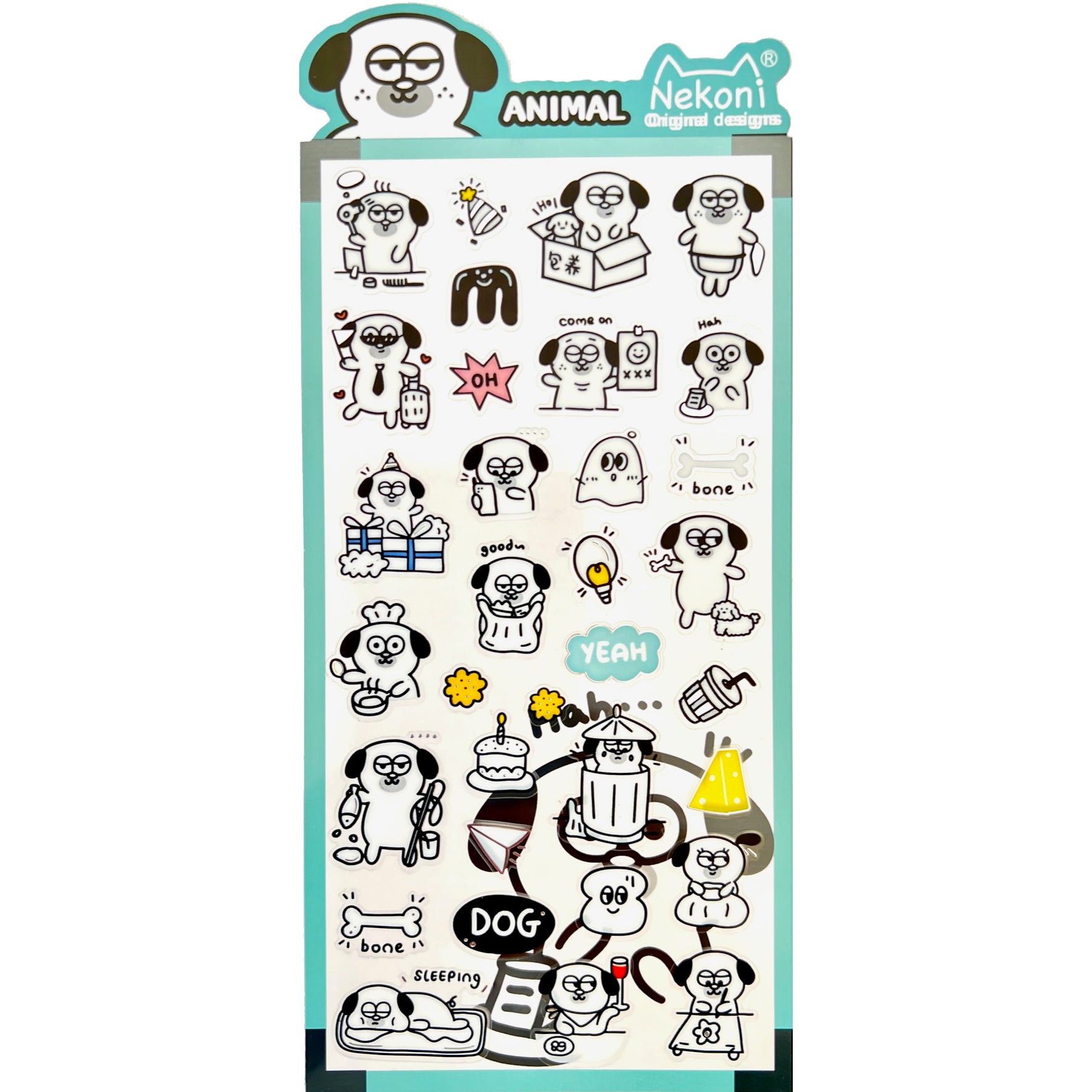  Dog Animal Stickers、mySite、ghnorth