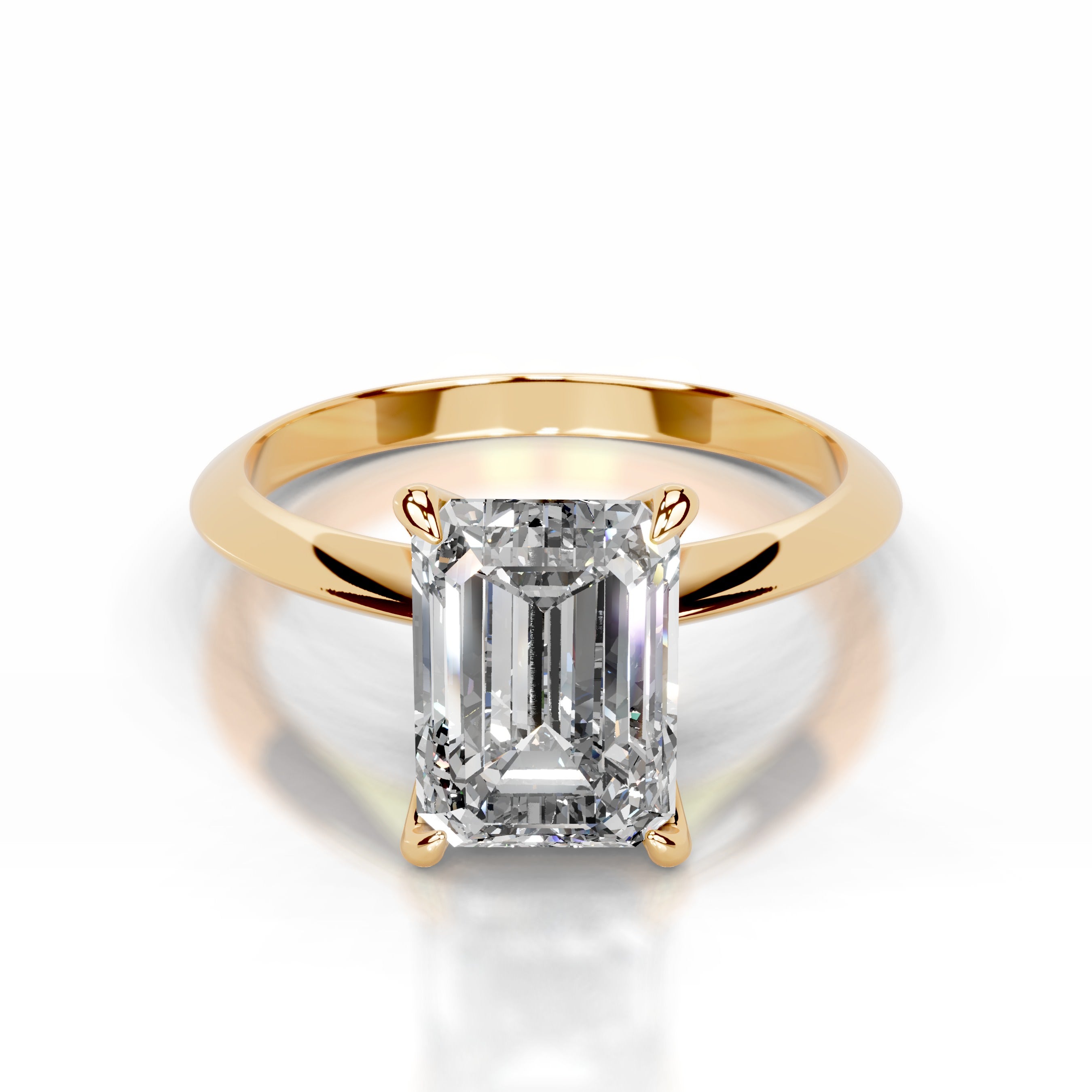 Evie Lab Grown Diamond Ring - 18K Yellow Gold、mySite、hinf8tx79