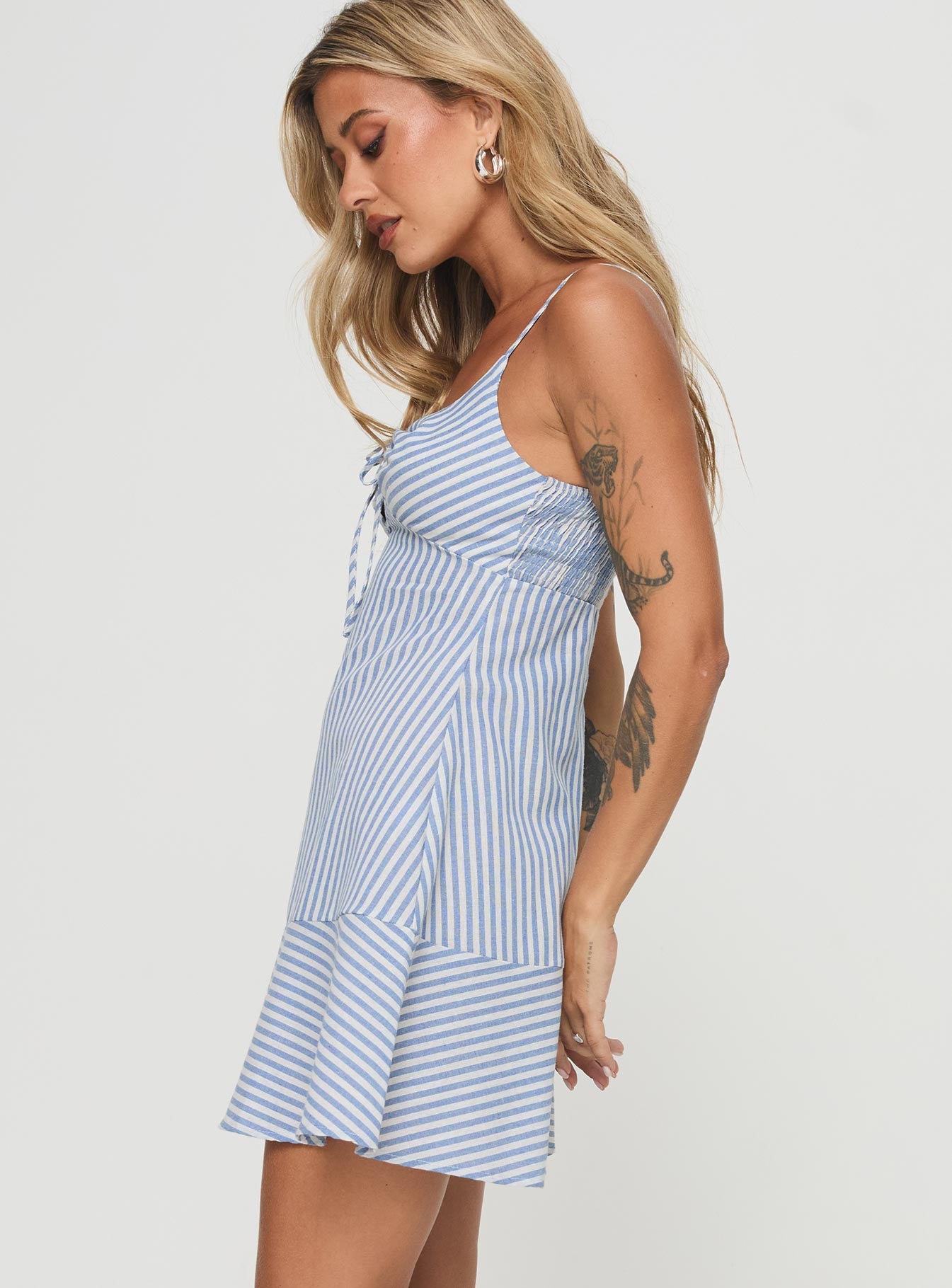 Kearns Mini Dress Blue Stripe、mySite、solidvoid