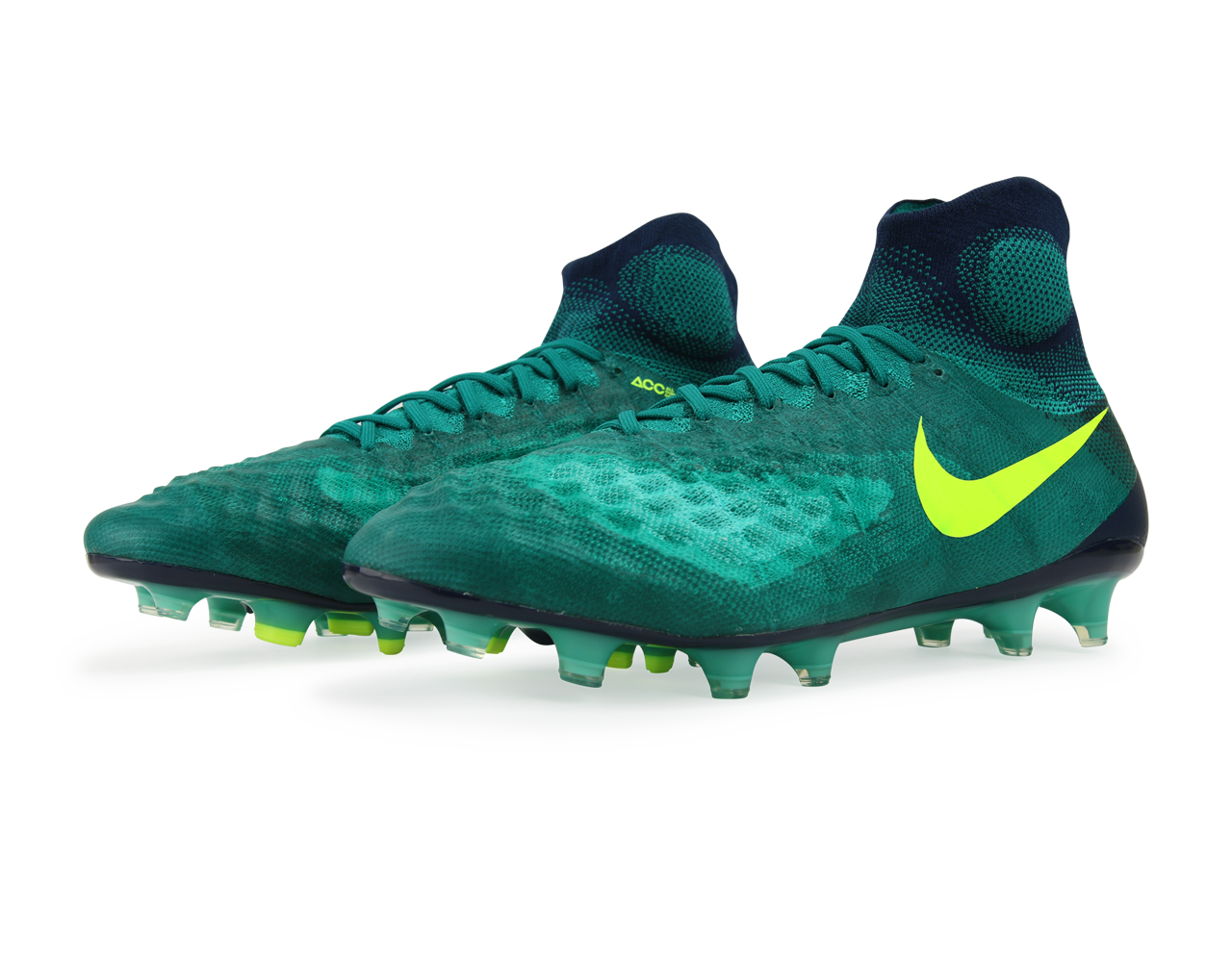 Nike Men's Magista Obra II FG Rio Teal/Volt/Obsidian/Clear Jade、mySite、noshort