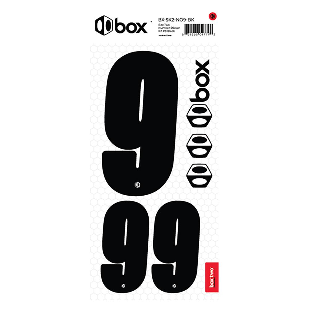  Box Two Number Sticker Kit - Black、mySite、merchandisen