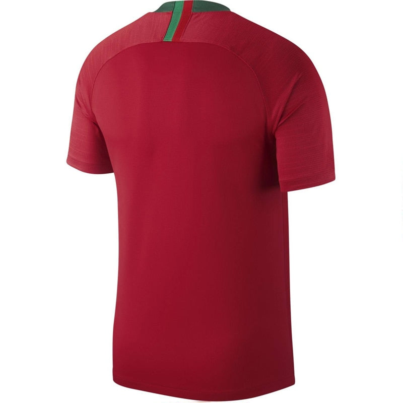 Nike Men's Portugal 18/19 Home Jersey Gym Red、mySite、noshort