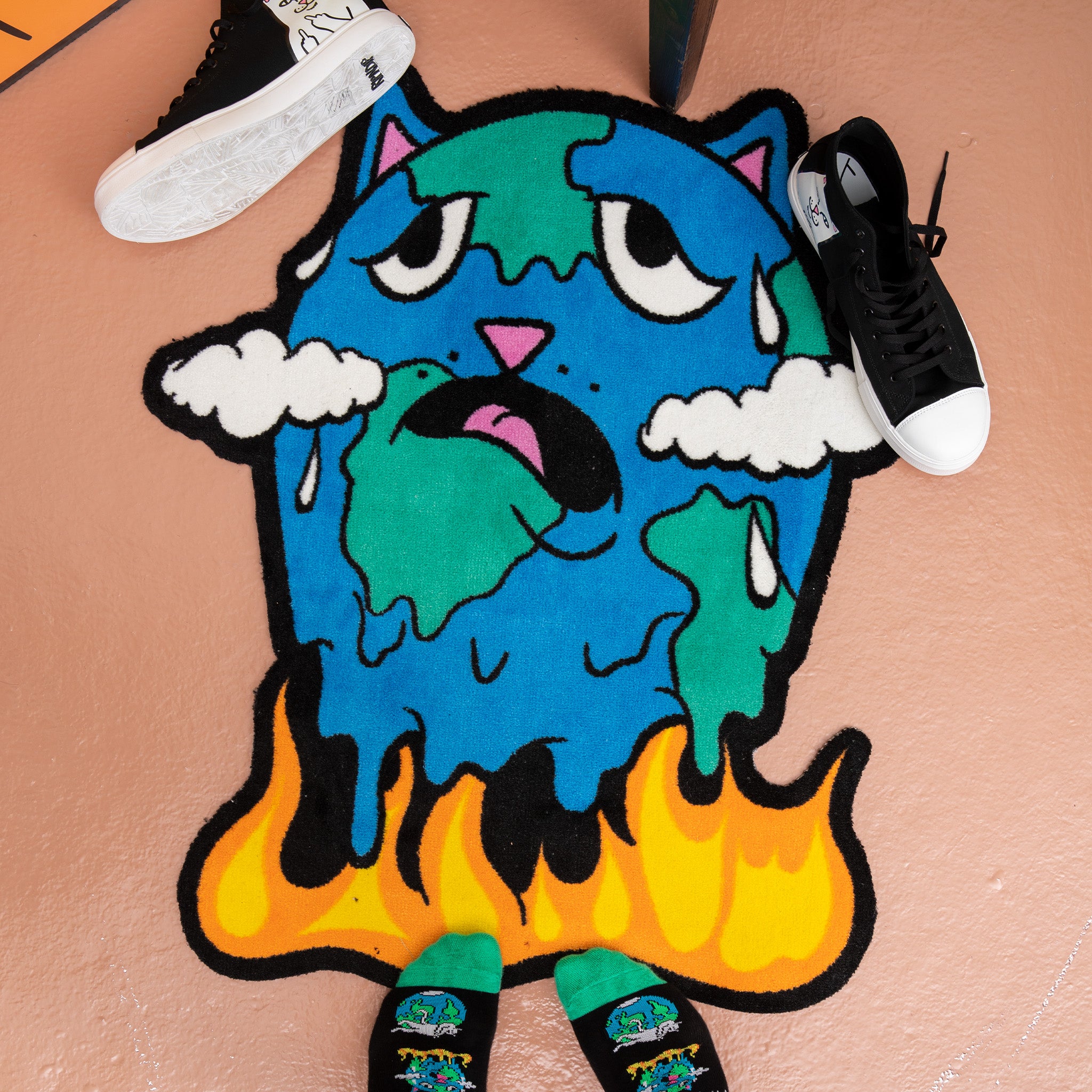  Save The World Rug、mySite、merchandisen