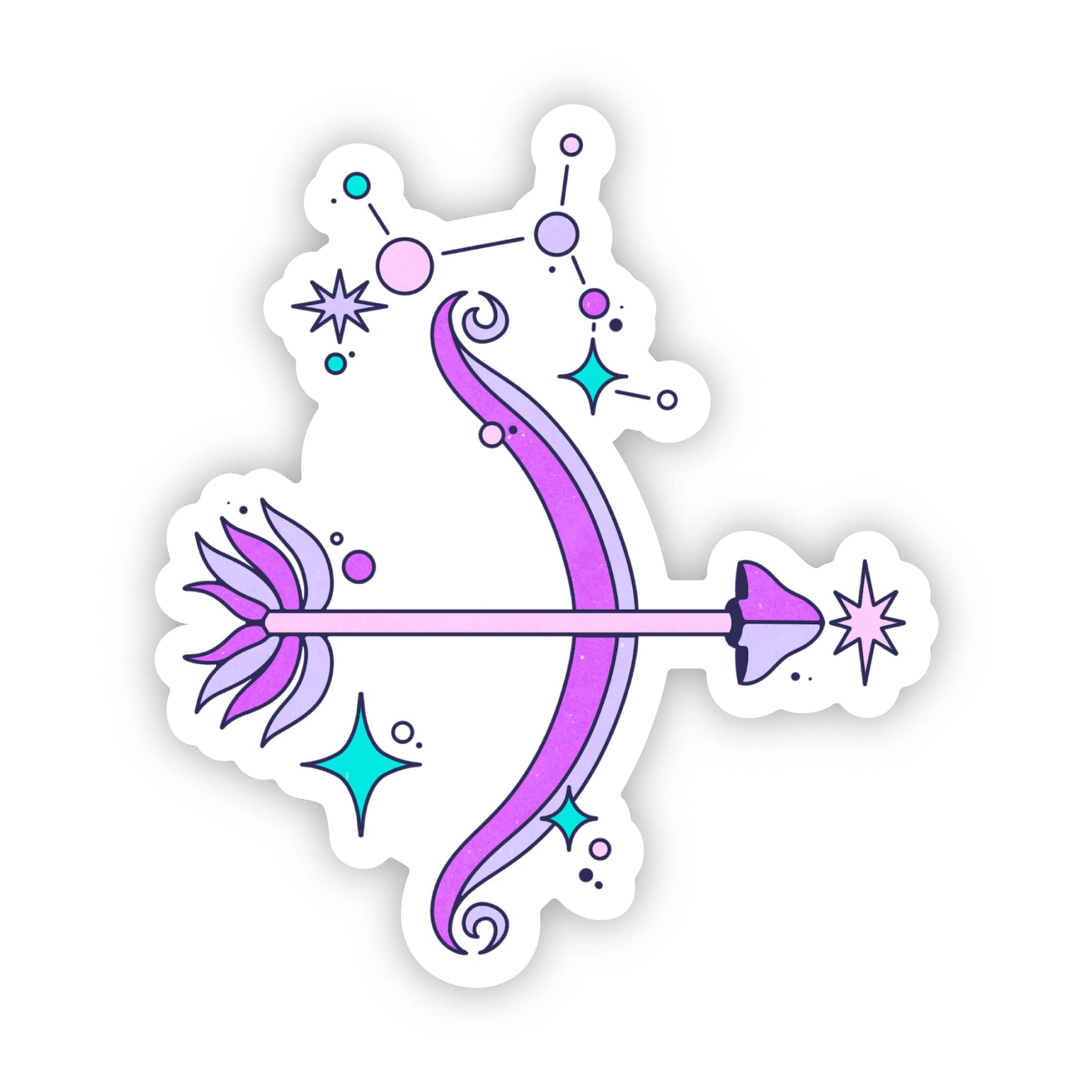  Sagittarius Astrology Symbol Sticker、mySite、elrpsem3k
