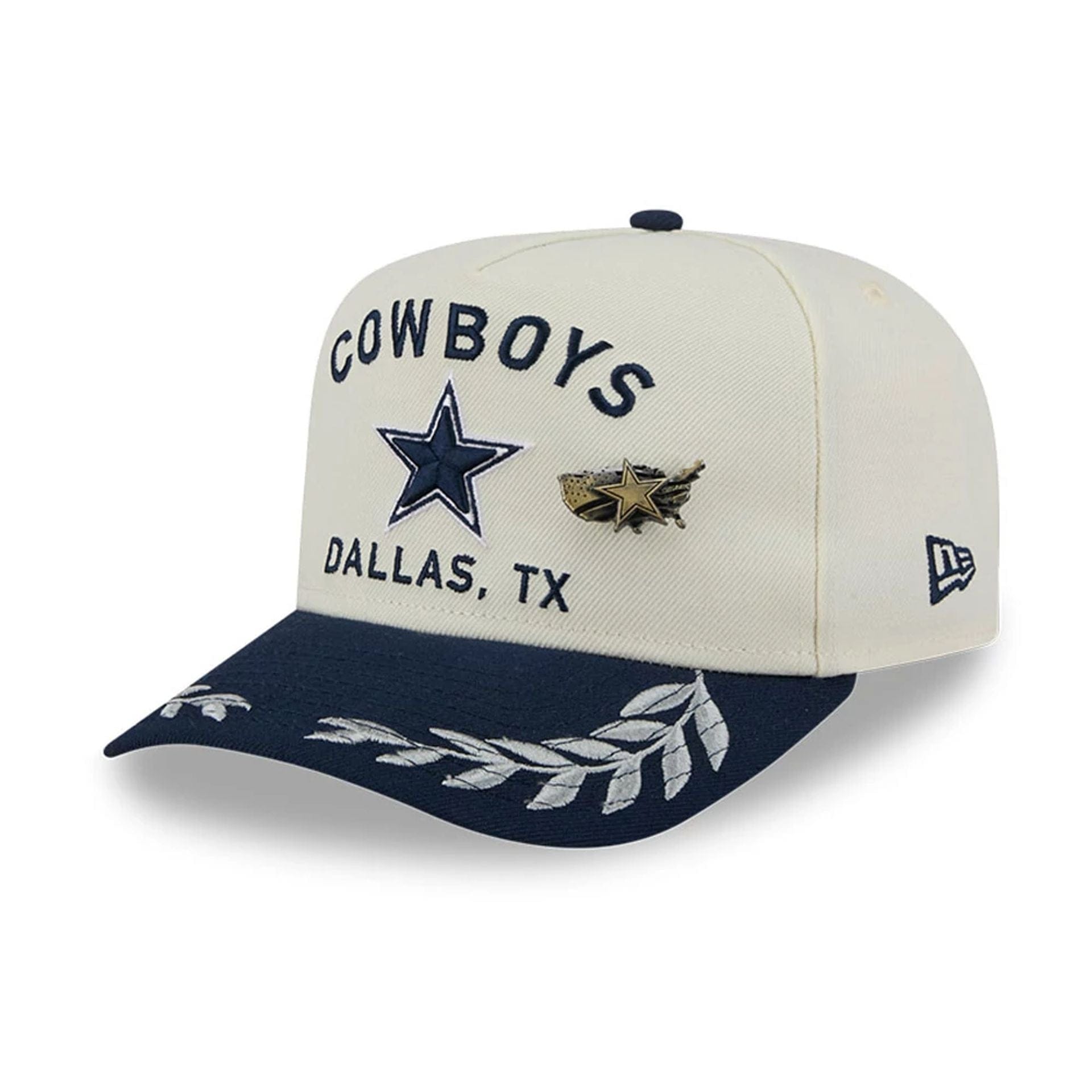 Dallas Cowboys NFL Draft 2025 White 59FIFTY Fitted A-Frame Cap、mySite、vikingsvslions