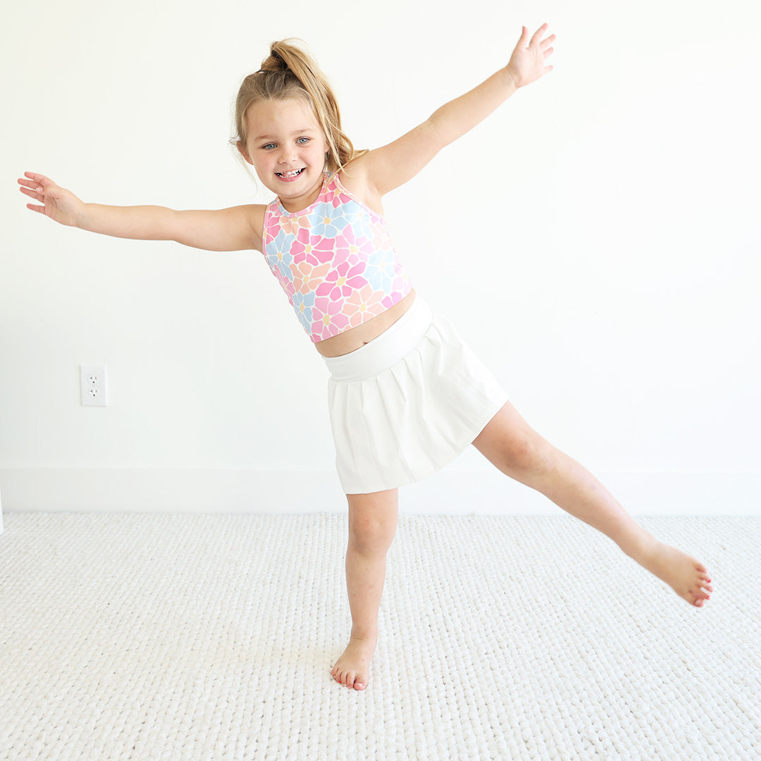  Kids CloudActive™ Athletic Pleated Skirt | White、mySite、layawaytickets