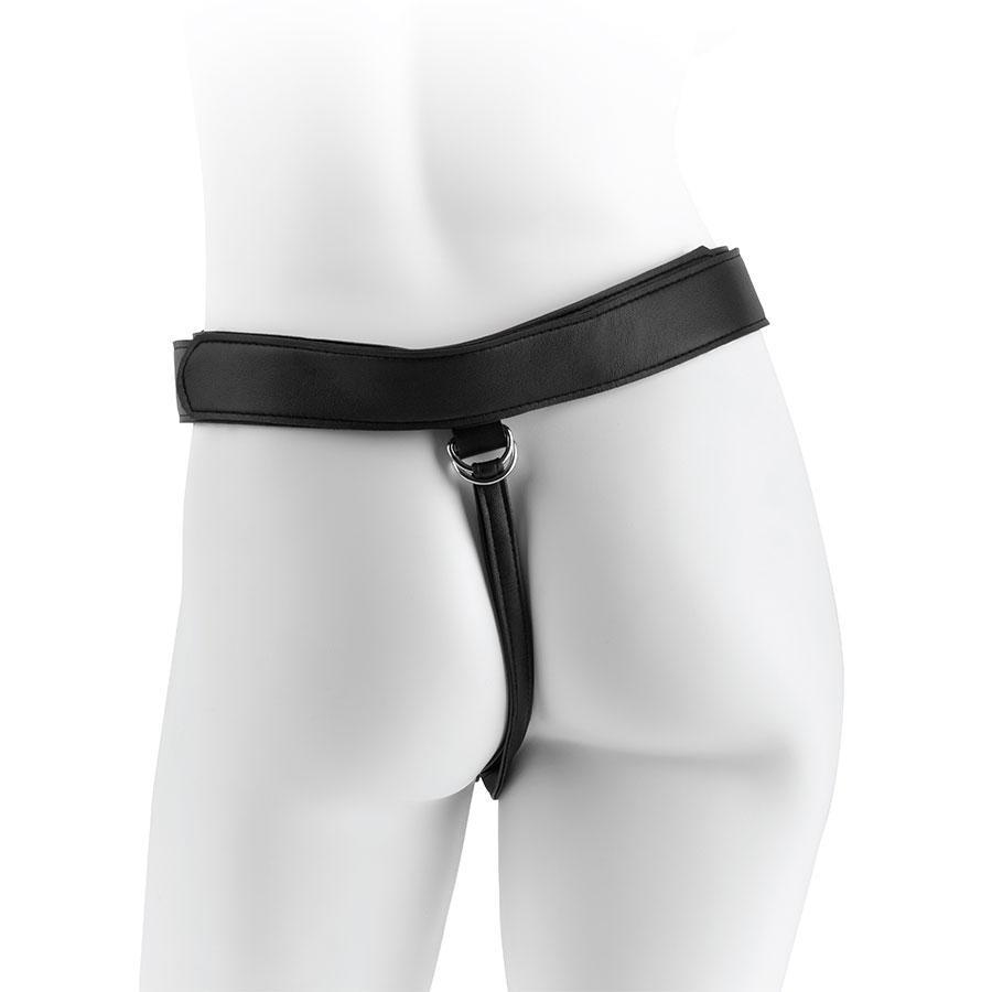 Uncut 9 Inch Hollow Strap On Dildo & Harness Kit by King Cock、mySite、bottomscart