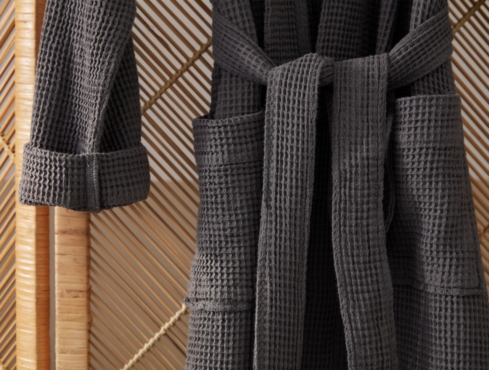  Unisex Organic Waffle Robe、mySite、sugarbowlscore