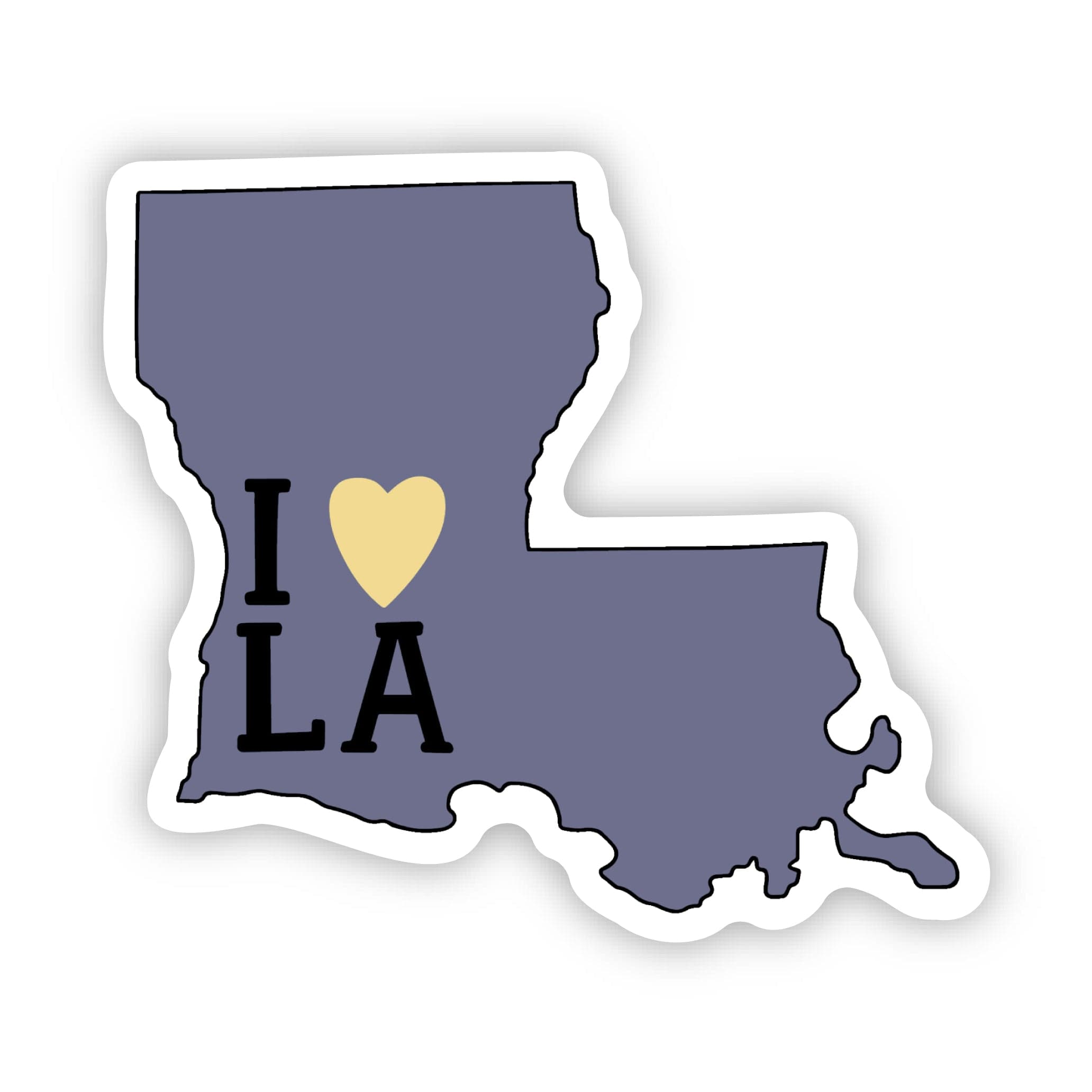  I Love Louisiana Sticker、mySite、elrpsem3k