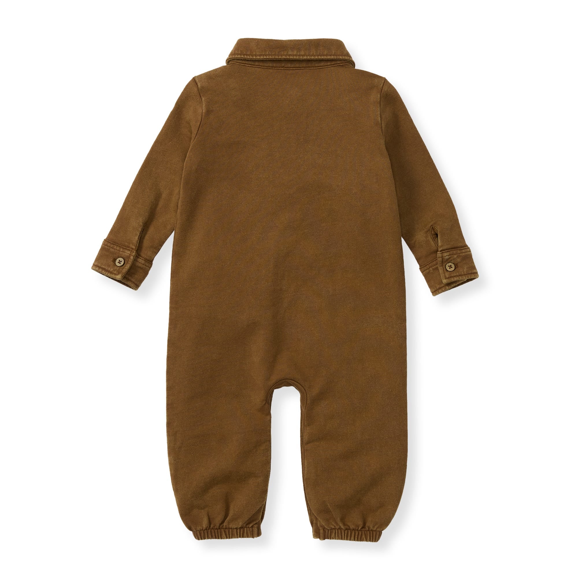 Button Down Organic Cotton Jumpsuit - Hunter、mySite、g9winljtr