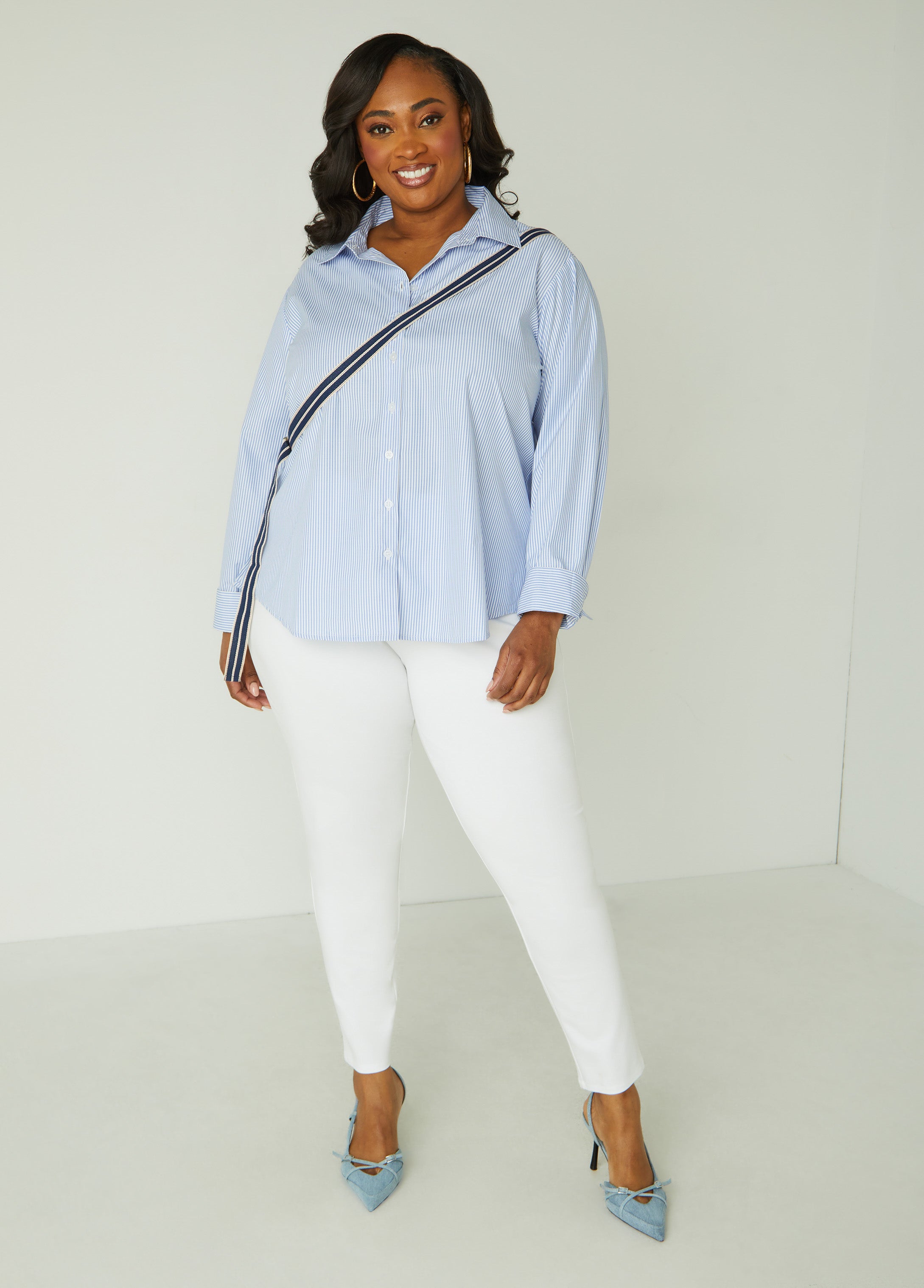 Cutout Striped Shirt、mySite、bengalsvssteelers