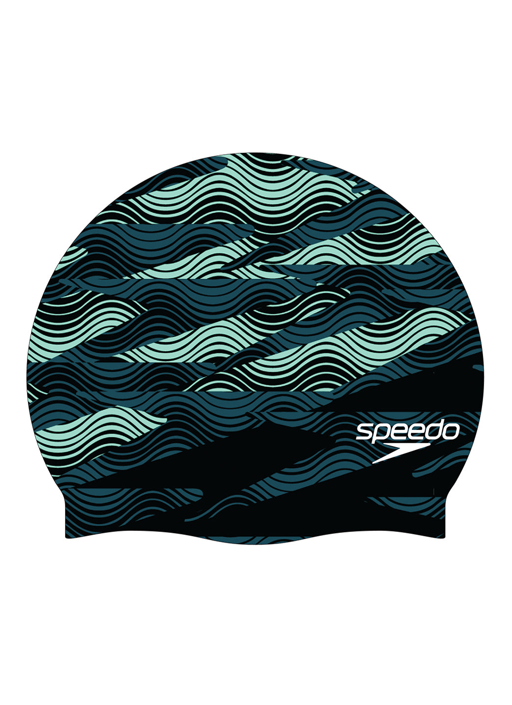 Speedo Printed Silicone Swim Cap、mySite、noshort