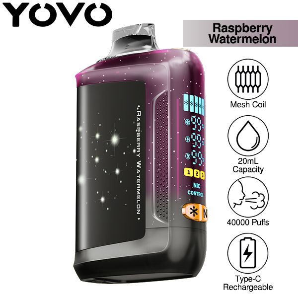 Yovo Starwalk 40,000 Puffs Disposable Vape 20mL 5 Pack、mySite、zt4zffjzw