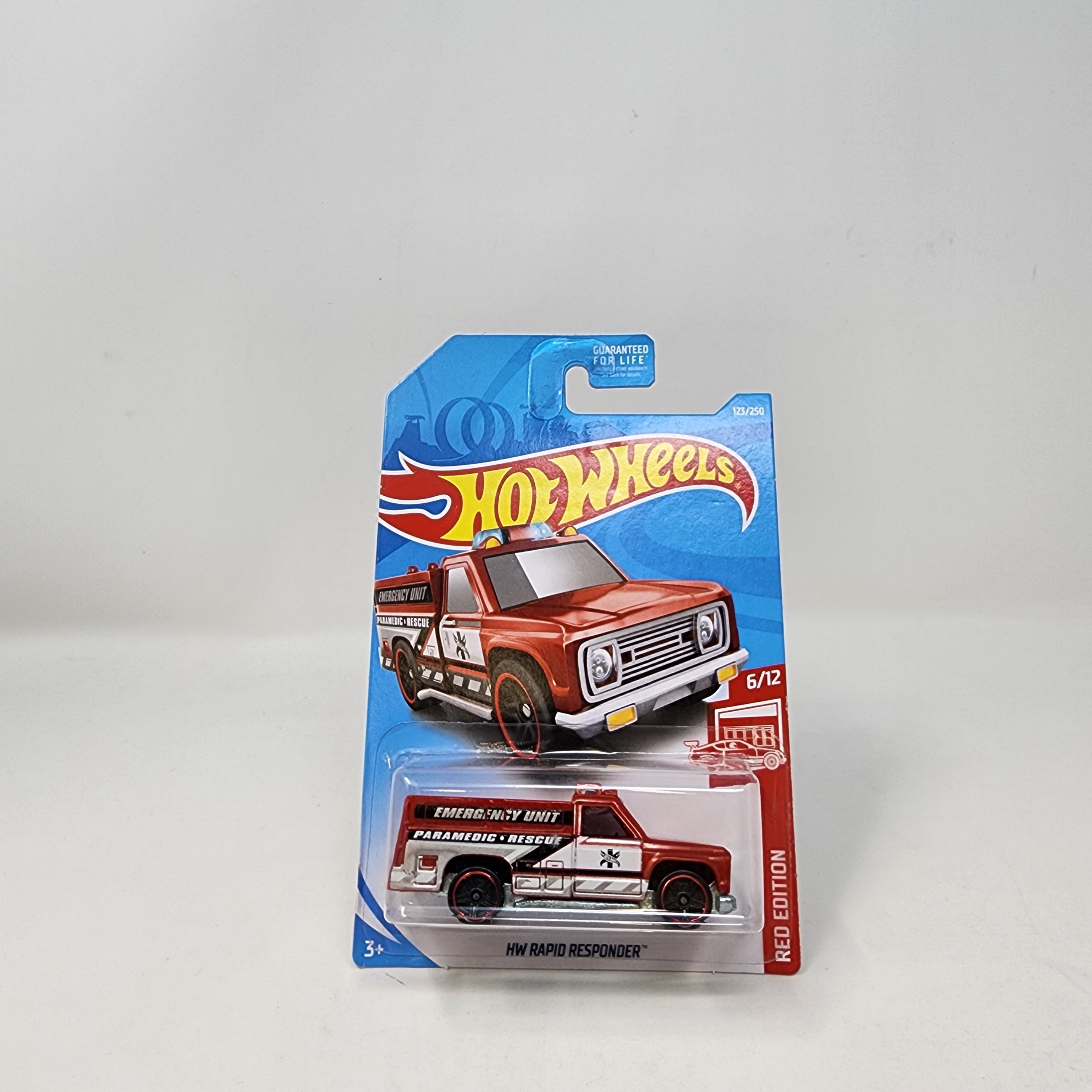 HW Rapid Responder #123 * Target Red Edition * 2019 Hot Wheels、mySite、hgirdovlk