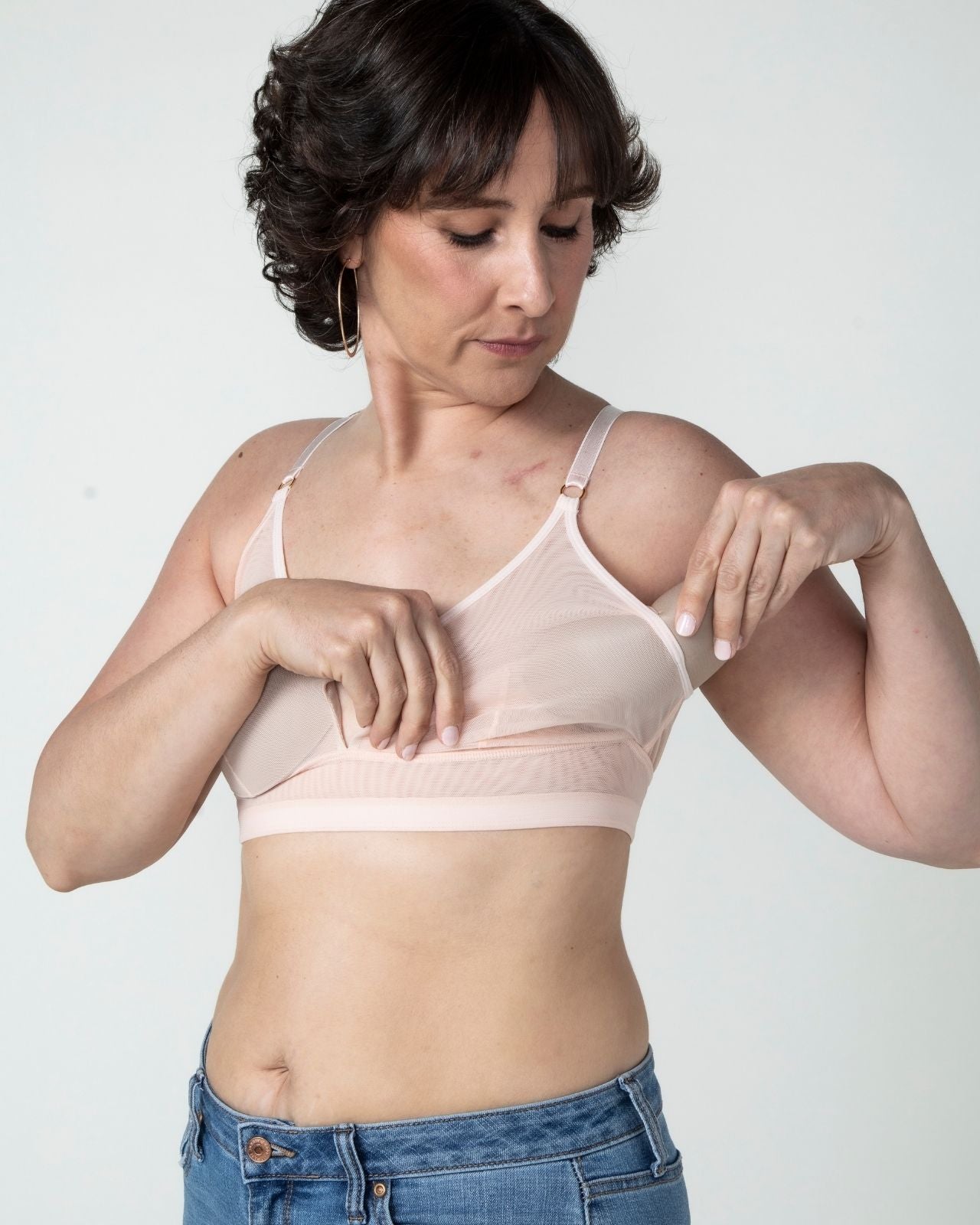 Victoria Mesh Keyhole Bralette、mySite、bengalsvssteelers