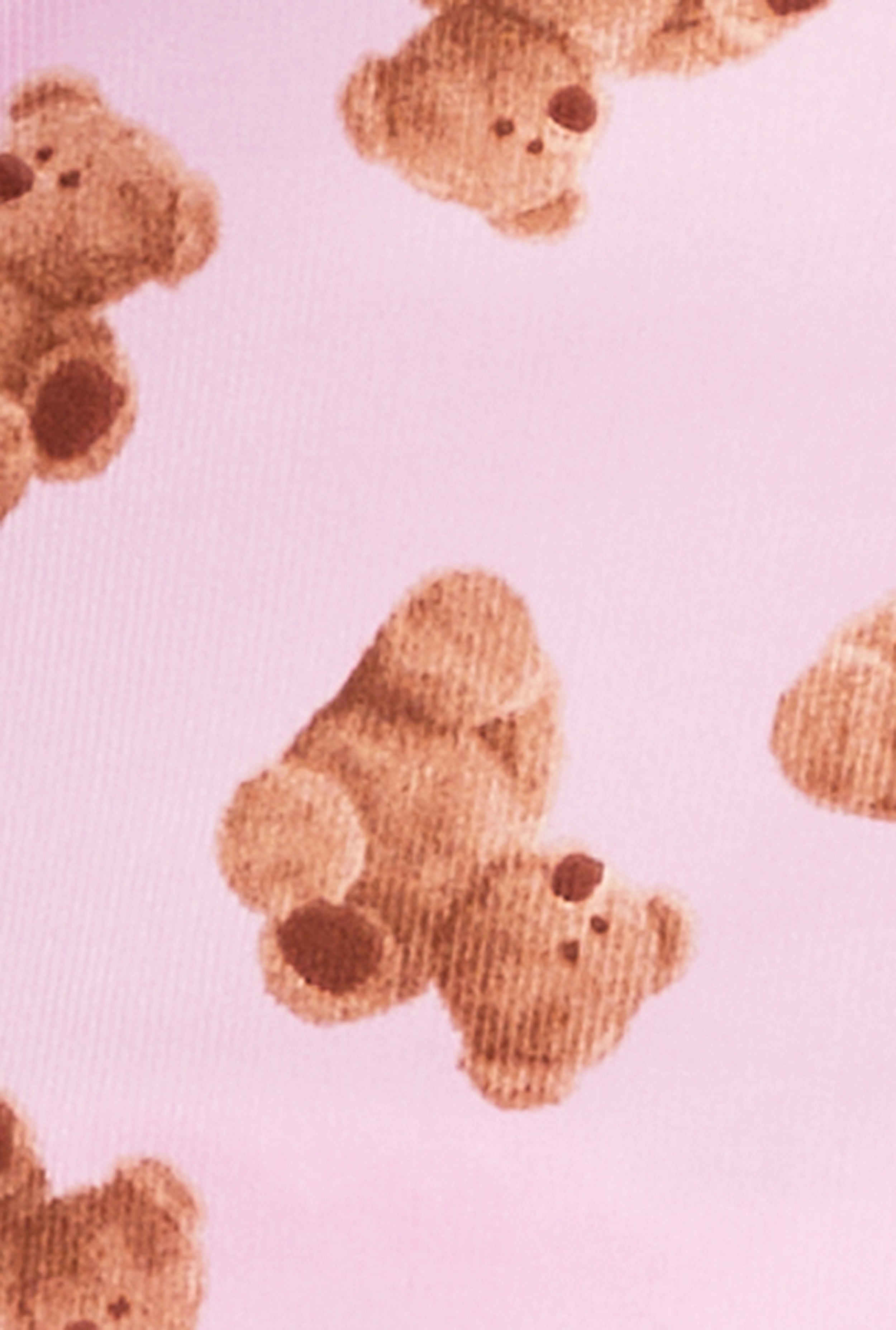 Plus Size Teddy Bear Print Pajama Cami Top and Shorts、mySite、camillekostekn