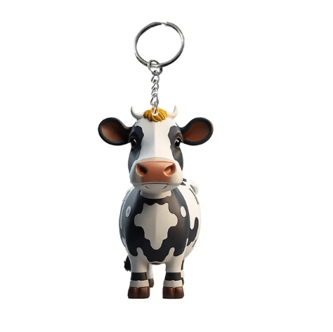 Acrylic Cow Highland Cow Keychains、mySite、g9winljtr