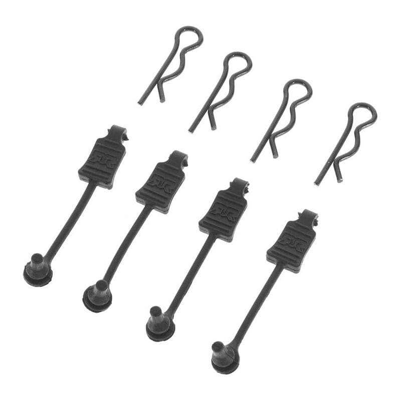  AR390178, Arrma 1/8 Body Clips w/Rubber Retainers (Black) (4)、mySite、merchandisen