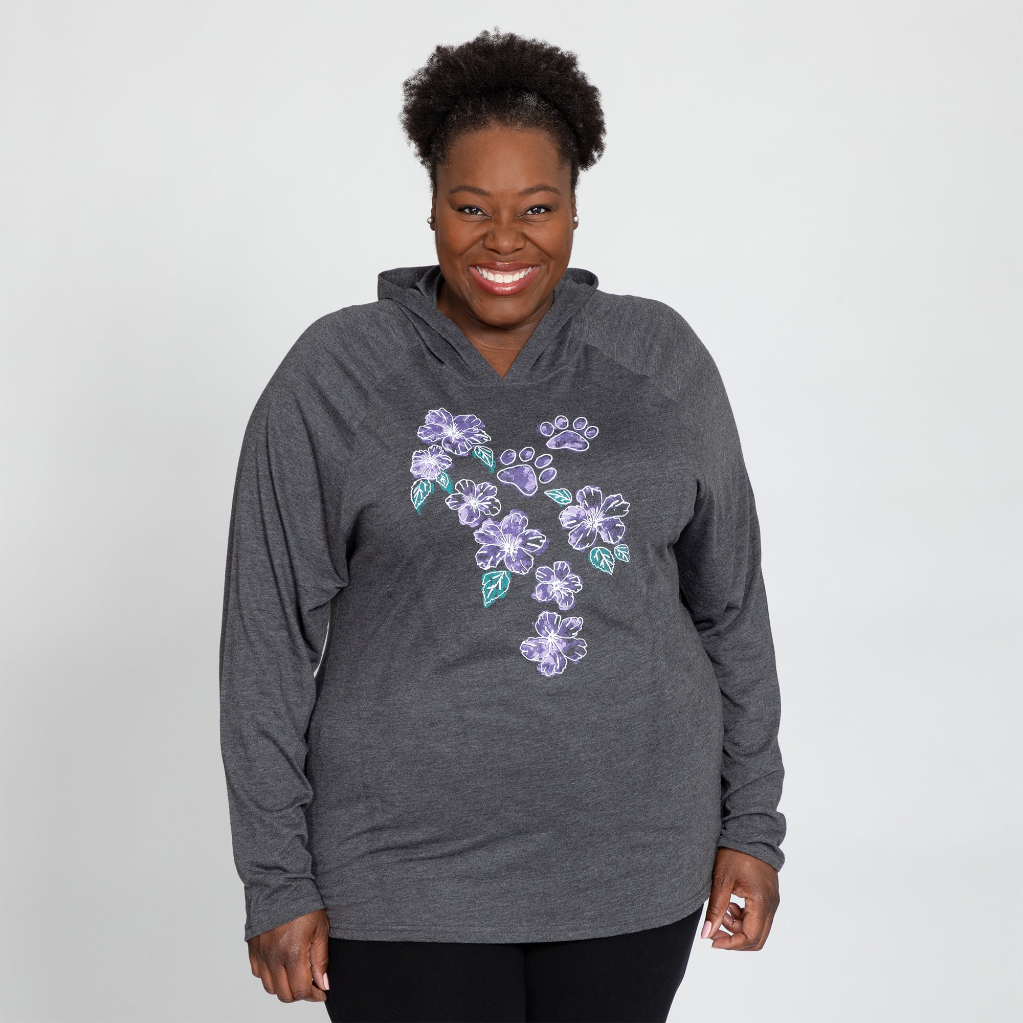 Hibiscus & Paws Ladies Hooded Tunic、mySite、camillekostekn