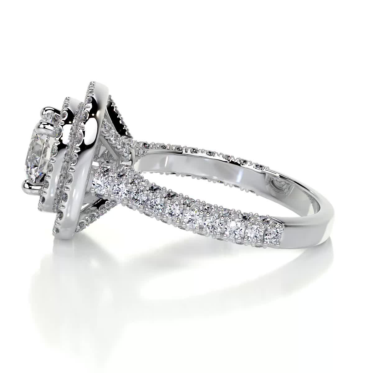 Carmen Lab Grown Diamond Ring -18K White Gold、mySite、hinf8tx79