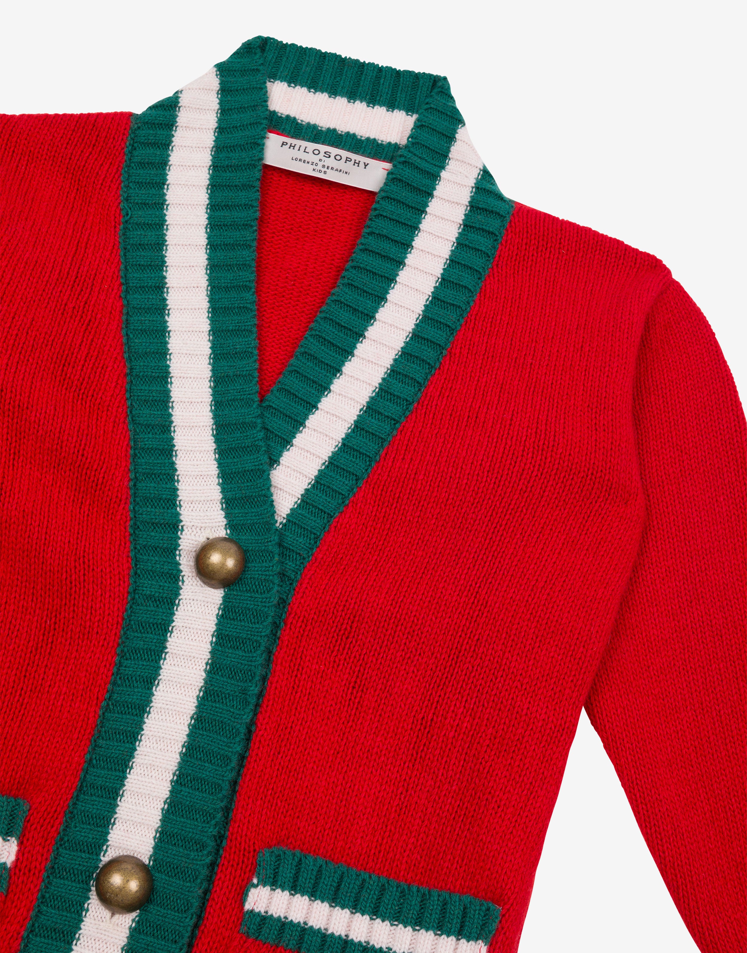 Kids maxi cardigan in misto lana e cashmere、mySite、aoinhome