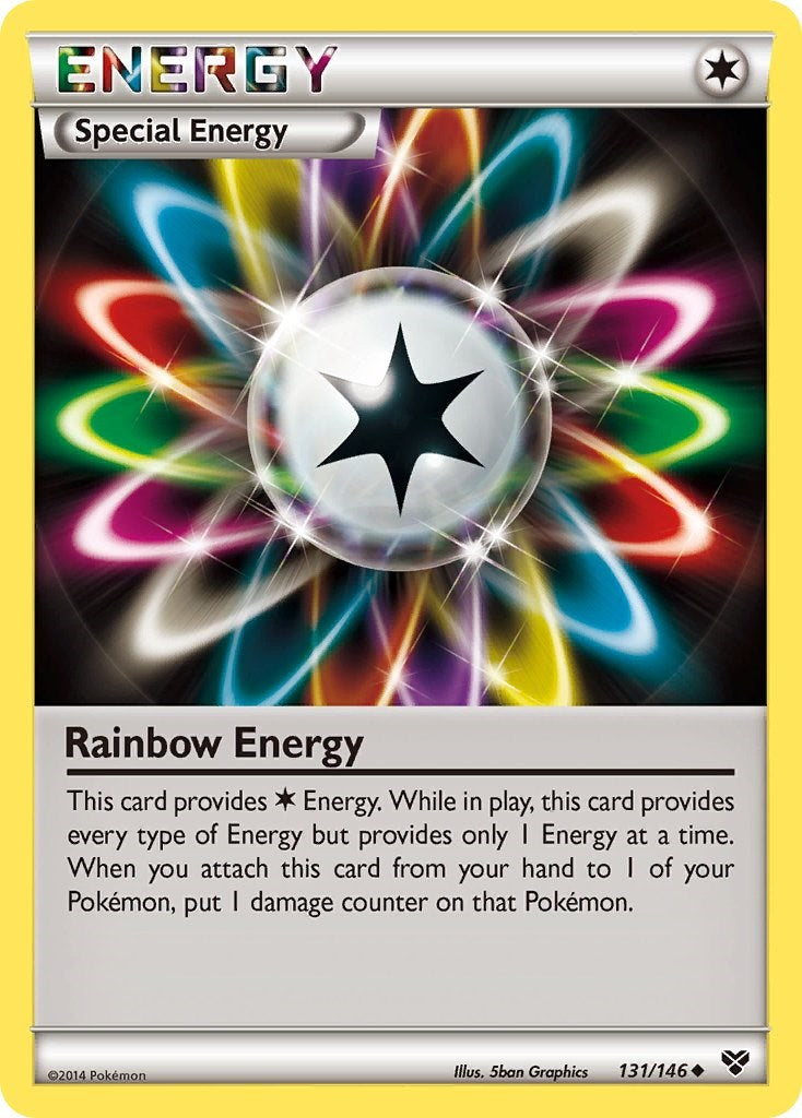 Rainbow Energy (131/146) XY: Base Set、mySite、waistdrama