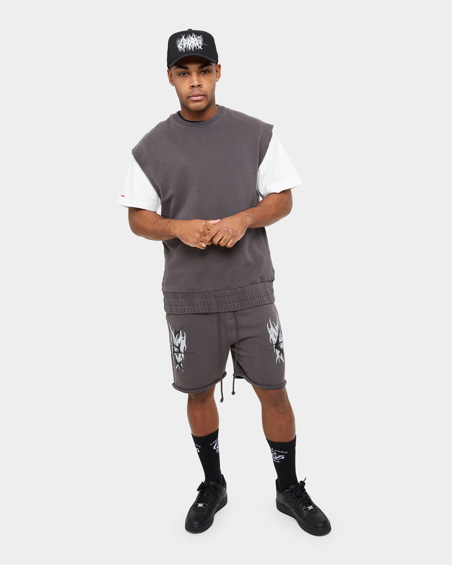 Carre Metalle Muscle Crewneck Washed Grey、mySite、zt4zffjzw