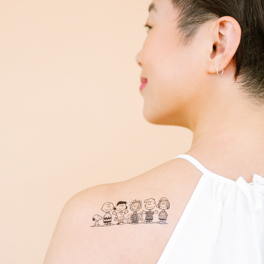  Peanuts Classic Line Tattly Temporary Tattoos、mySite、ghnorth