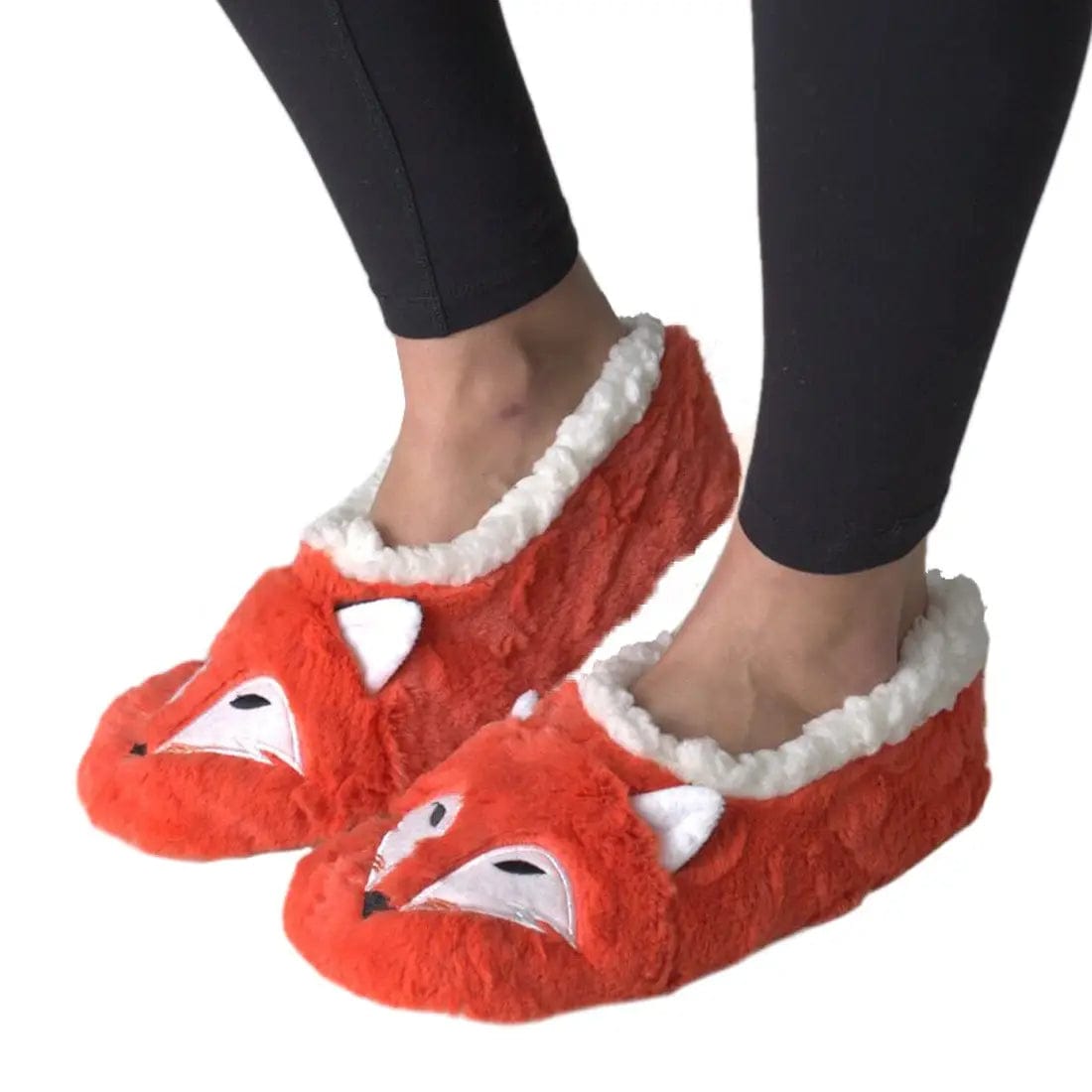 Foxy | Women's Funny Fluffy Animal House Cute Slippers、mySite、g9winljtr