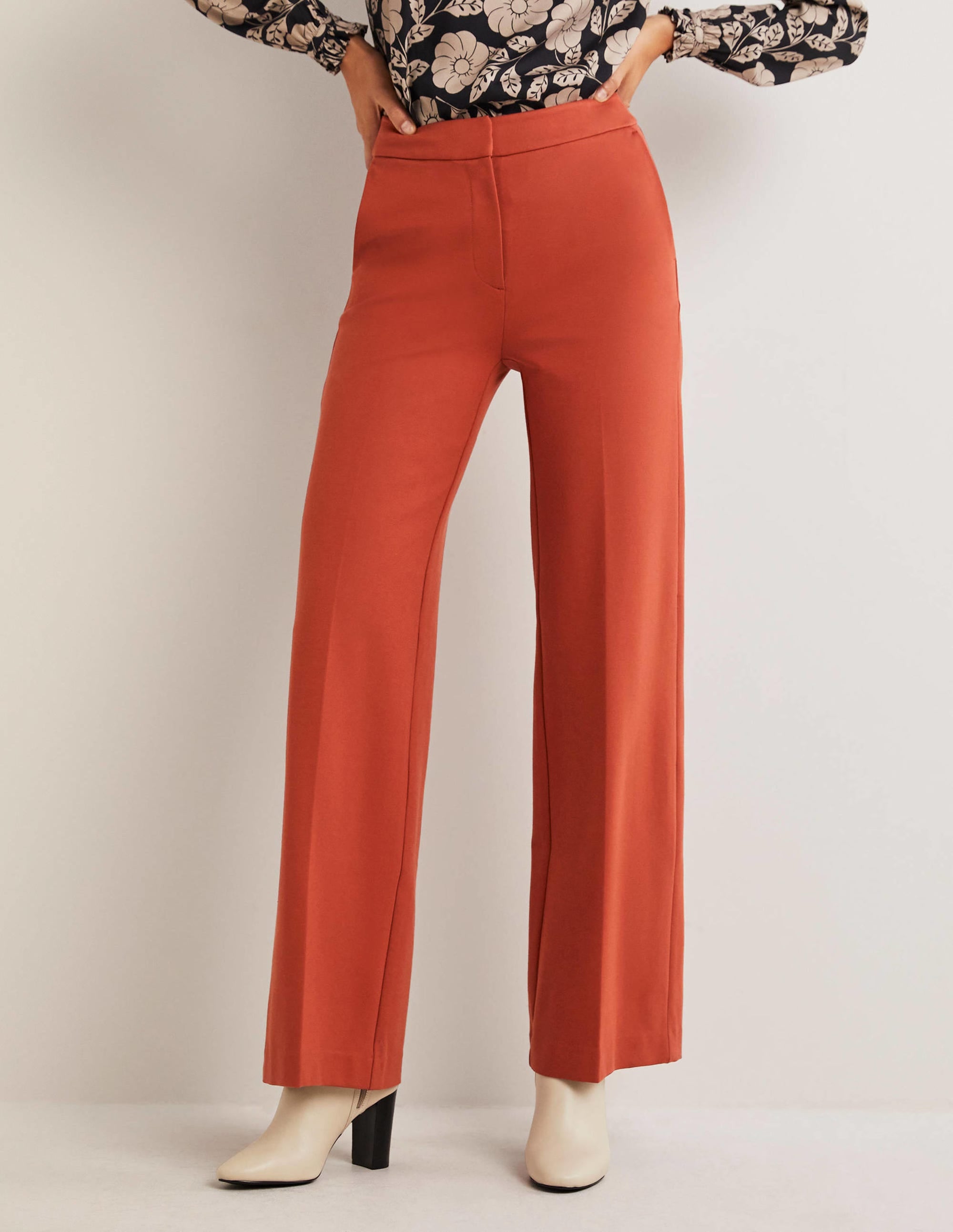  Westbourne Ponte Trousers-Chilli Oil、mySite、ashleygrahame