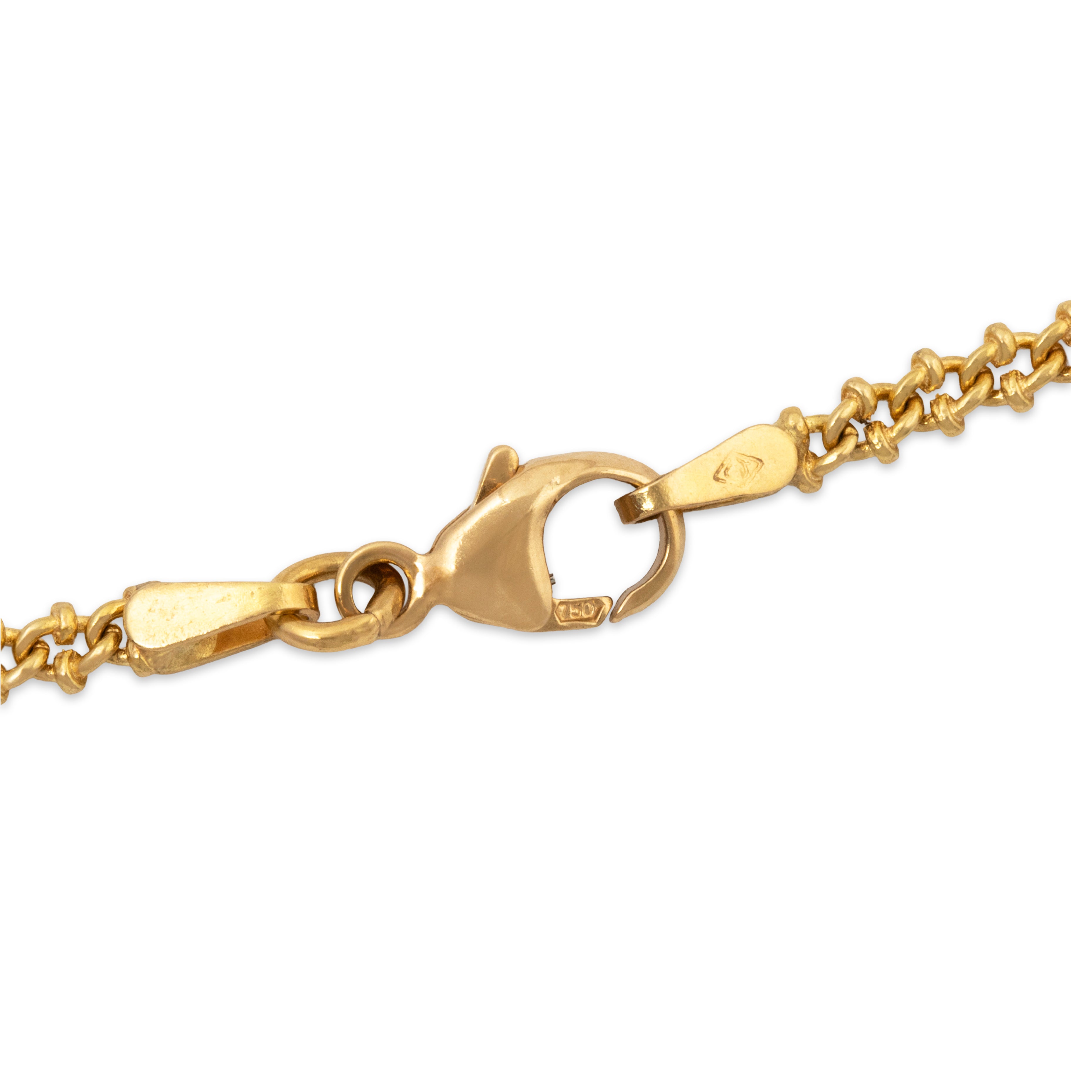 Vintage 18k Yellow Gold Chain Necklace 17.75、mySite、hinf8tx79