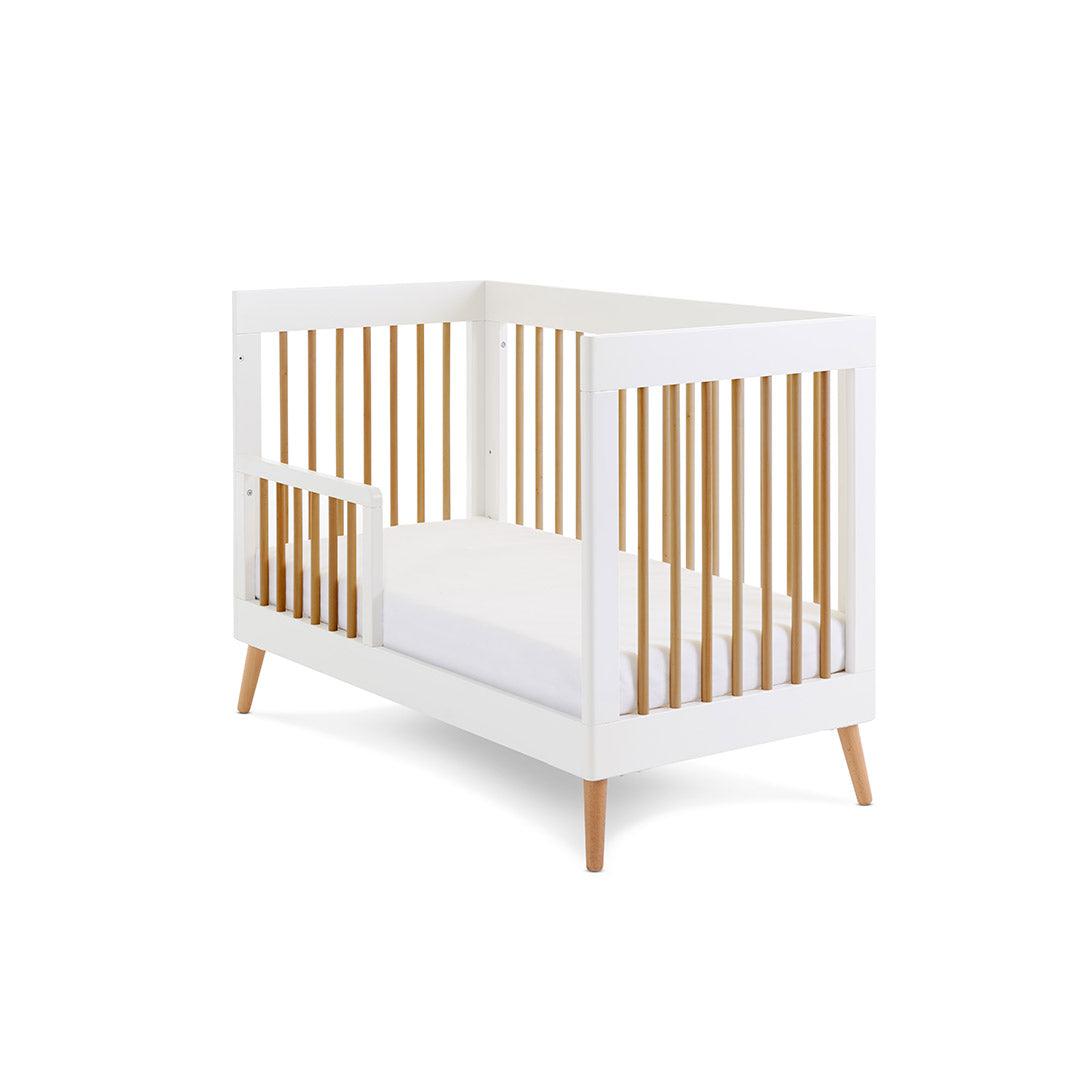  Obaby Maya Mini Cot Bed - White + Natural、mySite、merchandisen