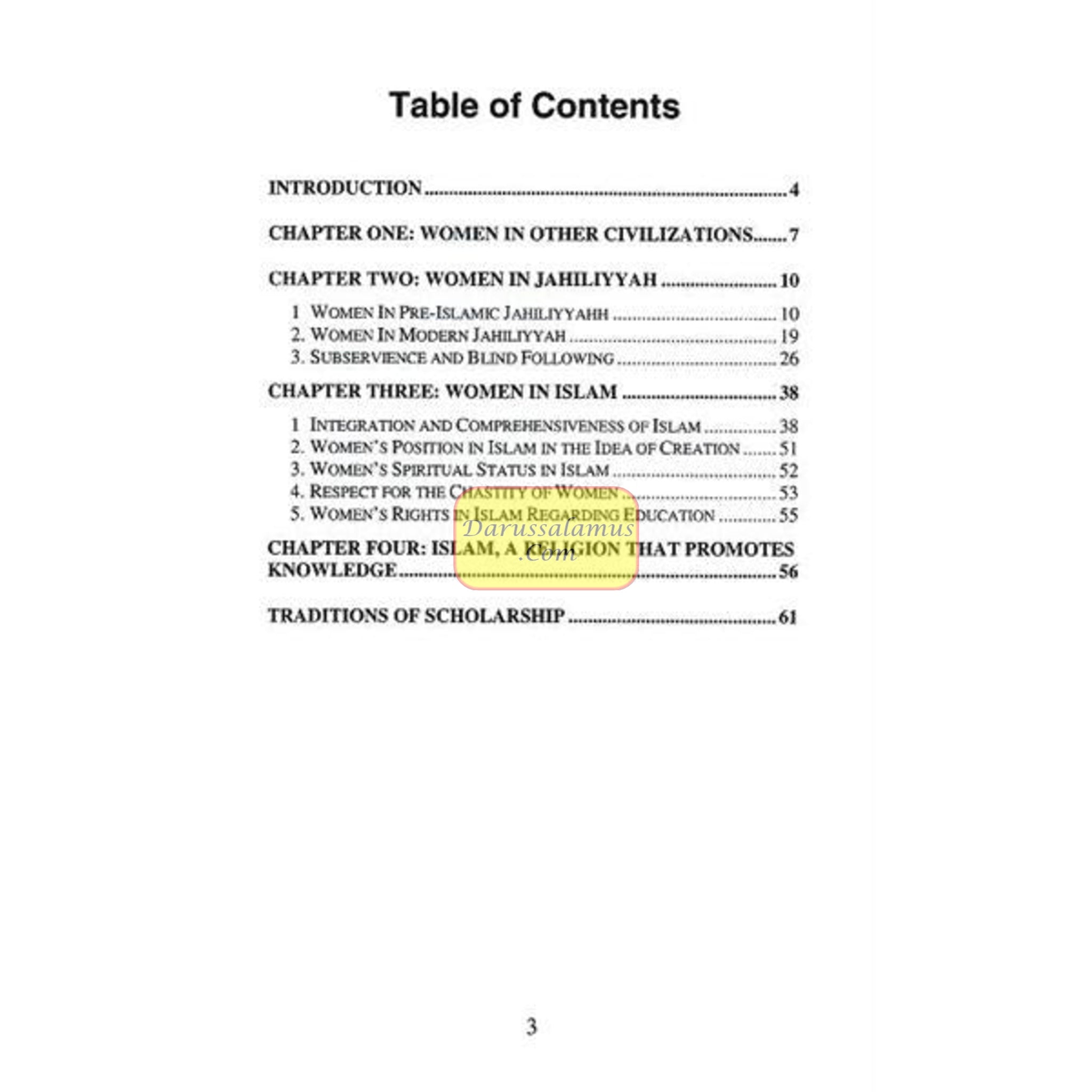 Women In Jahiliya & Islam By Dr. Omar Ahmed、mySite、topwebapps