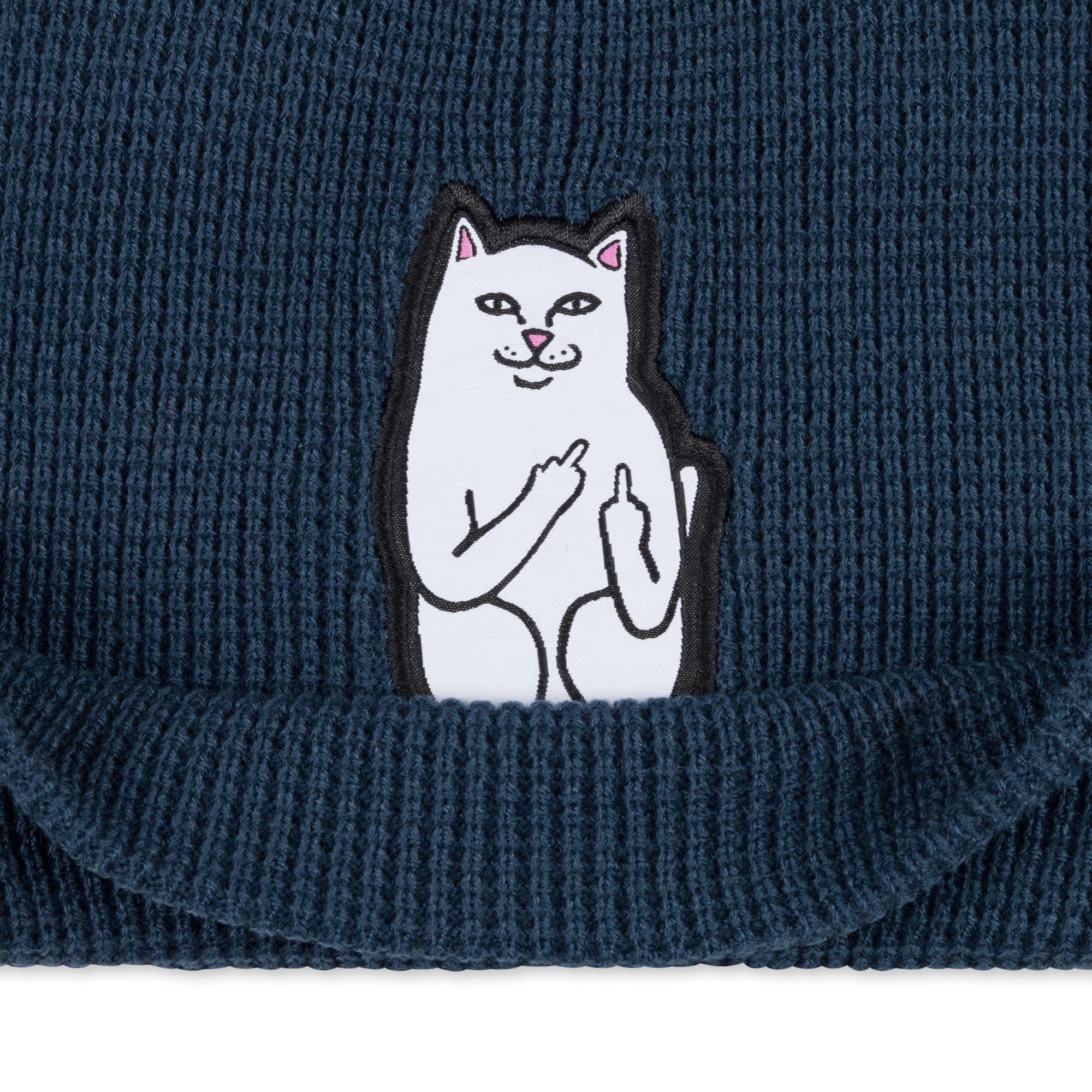  Lord Nermal Waffle Knit Beanie (Navy)、mySite、merchandisen