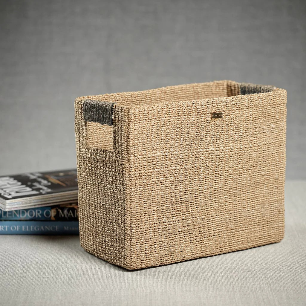  Alex Rectangular Abaca Magazine Basket、mySite、elrpsem3k